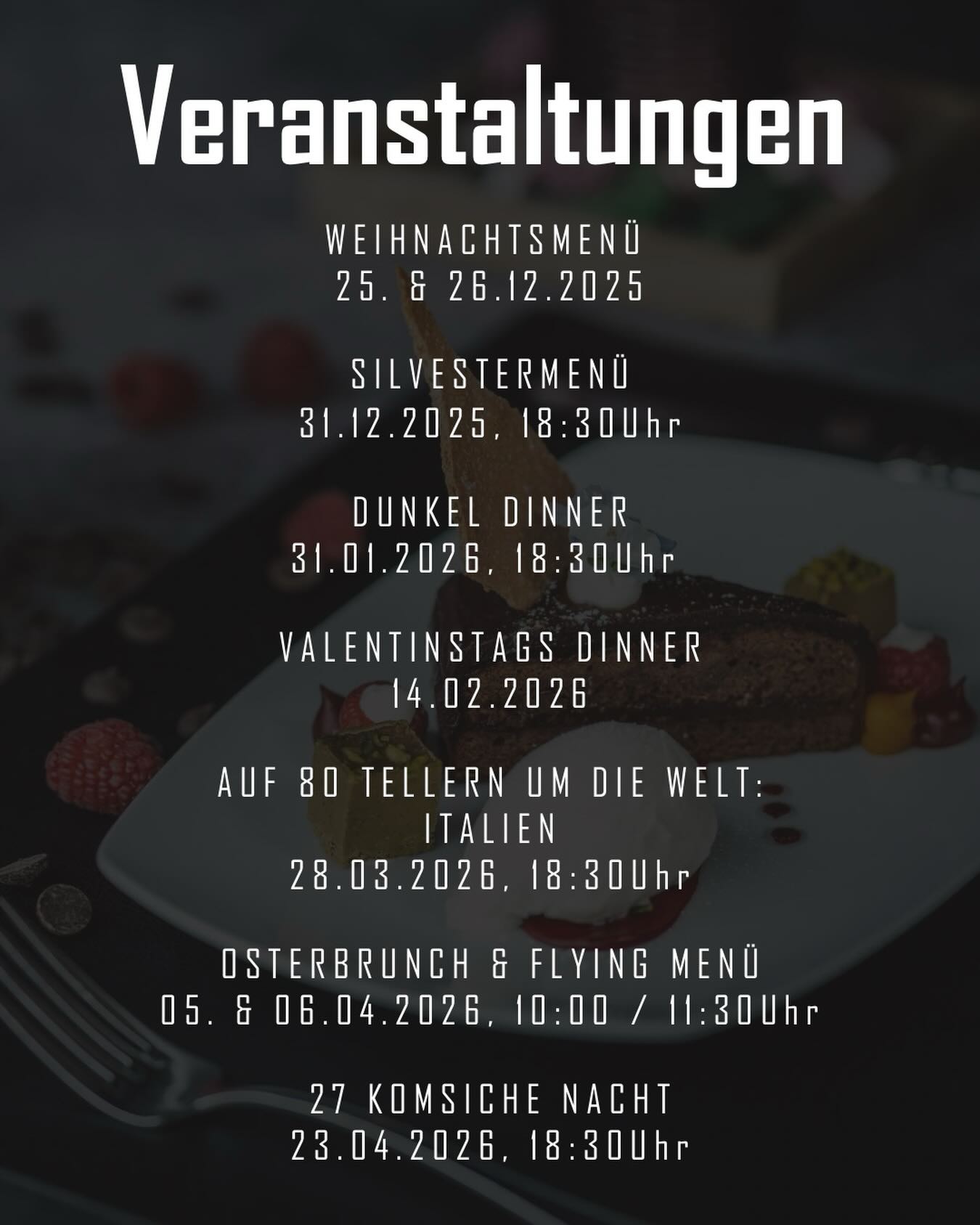 Tragt euch die Termine schonmal in euren Kalender ein. Das wollt ihr nicht verpassen.
#event #pier6 #bremerhaven