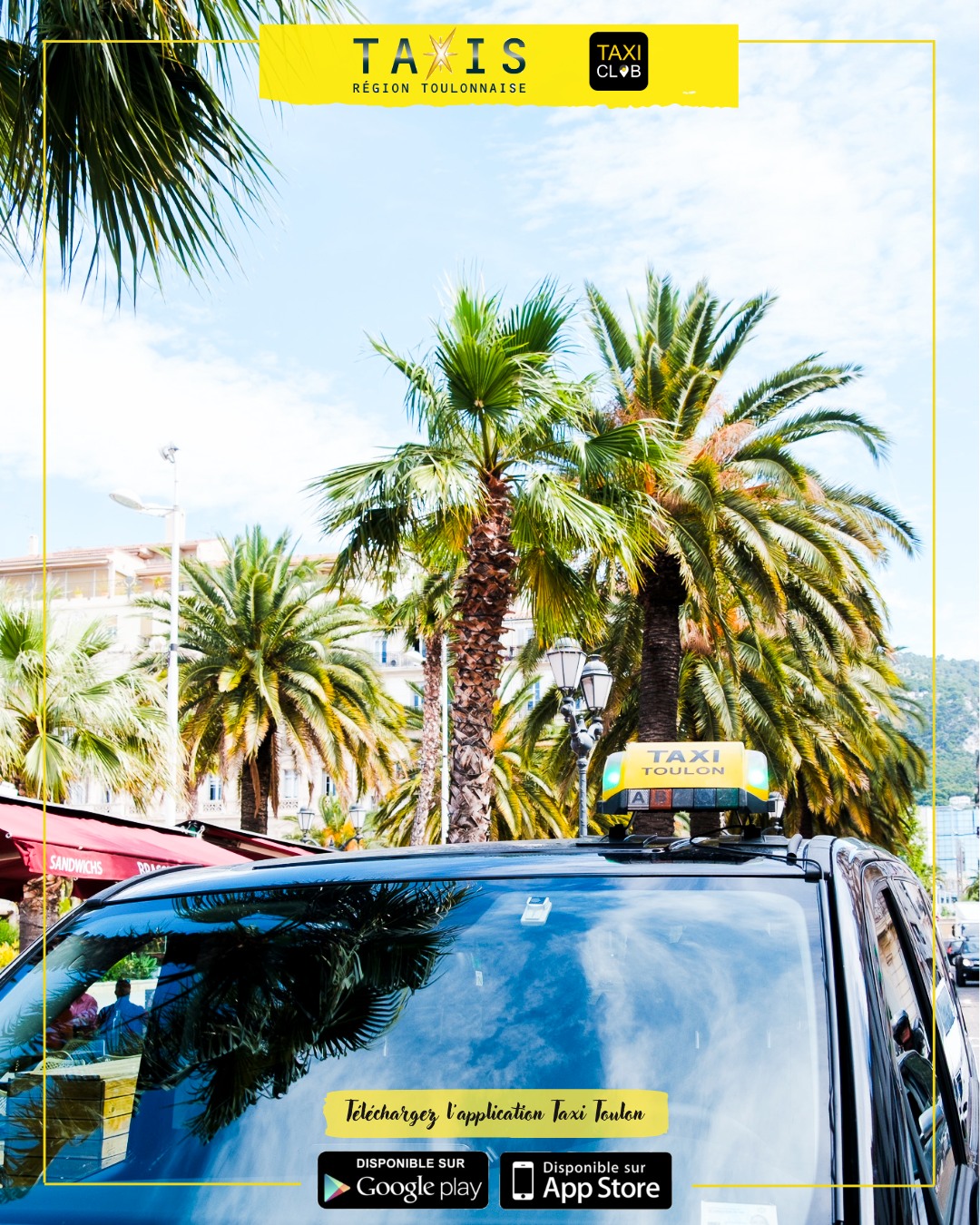 🛍️🎄 Besoin de mobilité pour vos courses de Noël ?
Évitez les zones saturées et les parkings complets.
🚕Nos taxis vous déposent et vous récupèrent au plus près des commerces et sorties du centre-ville.
Une solution simple et rapide pour gagner du temps.
📲 Réservez dès maintenant votre course en nous appelant ou via l'application Taxi Club (disponible sur le PlayStore et l'Apple Store).
🚕 Taxis de la région Toulonnaise
📞 04 94 93 51 51
💻 www.taxi-toulon.com
#taxi #toulon #reserveruntaxi #taxivarois #taxiclub #noel #shopping