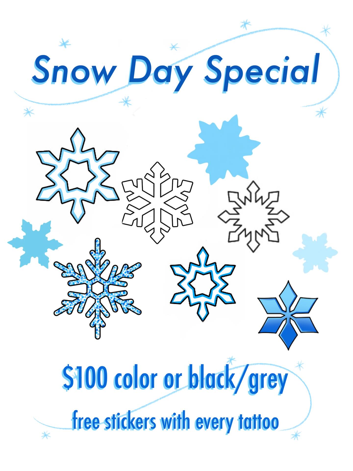 Snowflakes… all day Ben, Dustin, and Endreas are here knocking them out!