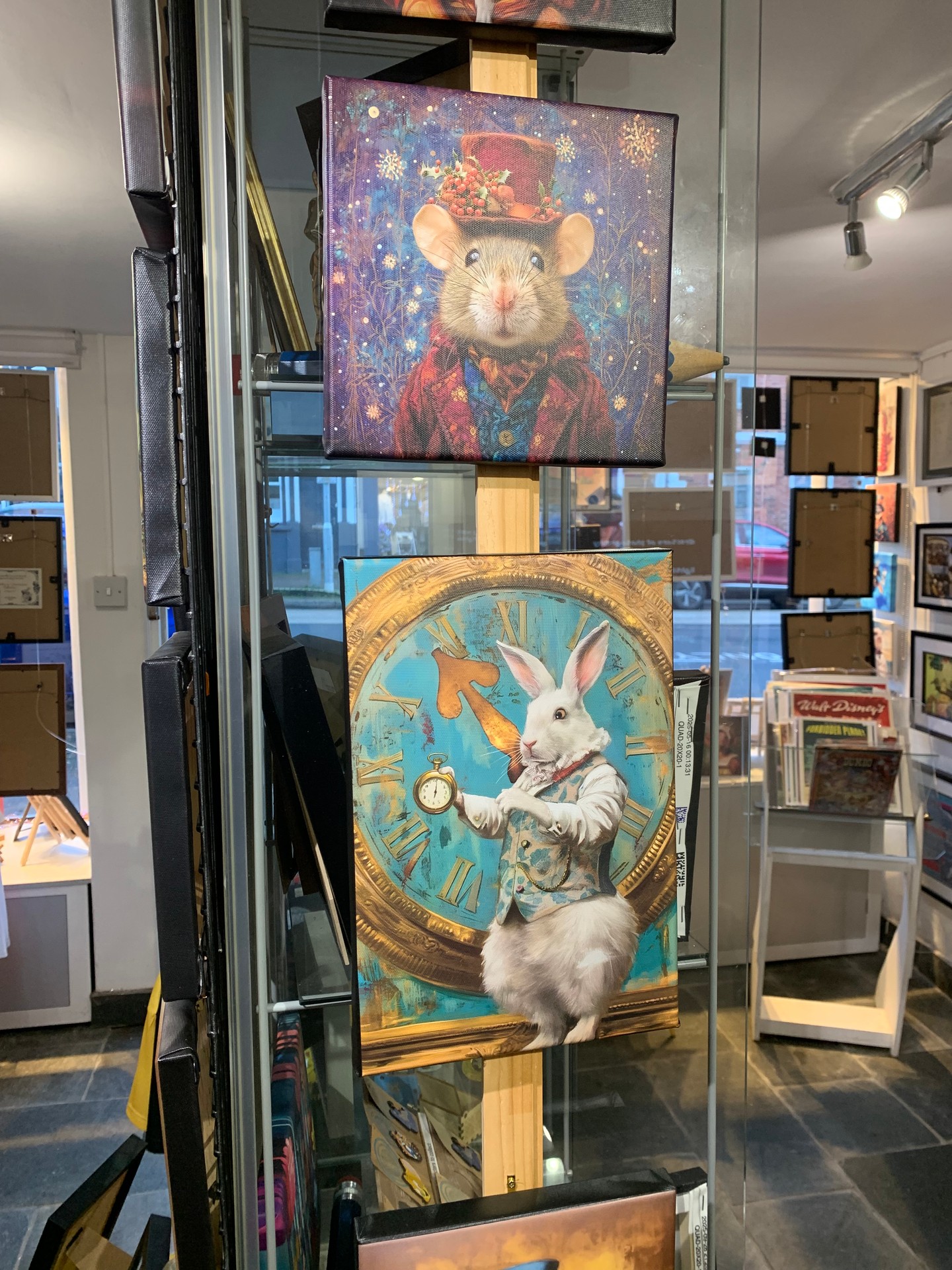 There's something about a mouse in a top hat and a rabbit with a pocket watch! Plenty more gift ideas in the gallery.
#AnimationArt #GhibliStudio #Futurama #AliceInWonderlandArt #PetPortraits #CreativeDesign
Discover more quirky animal portraits at augustusdodo.etsy.com