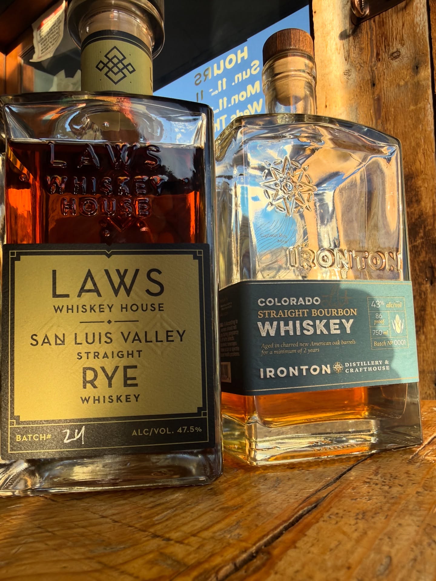 Whiskey Thursday today with a couple of our favorite Colorado distilleries! $5 neat or on the rocks tonight.
#carbondaleco #carbondalecolorado #irontondistillery #lawsdistillery #carbondalebeerworks