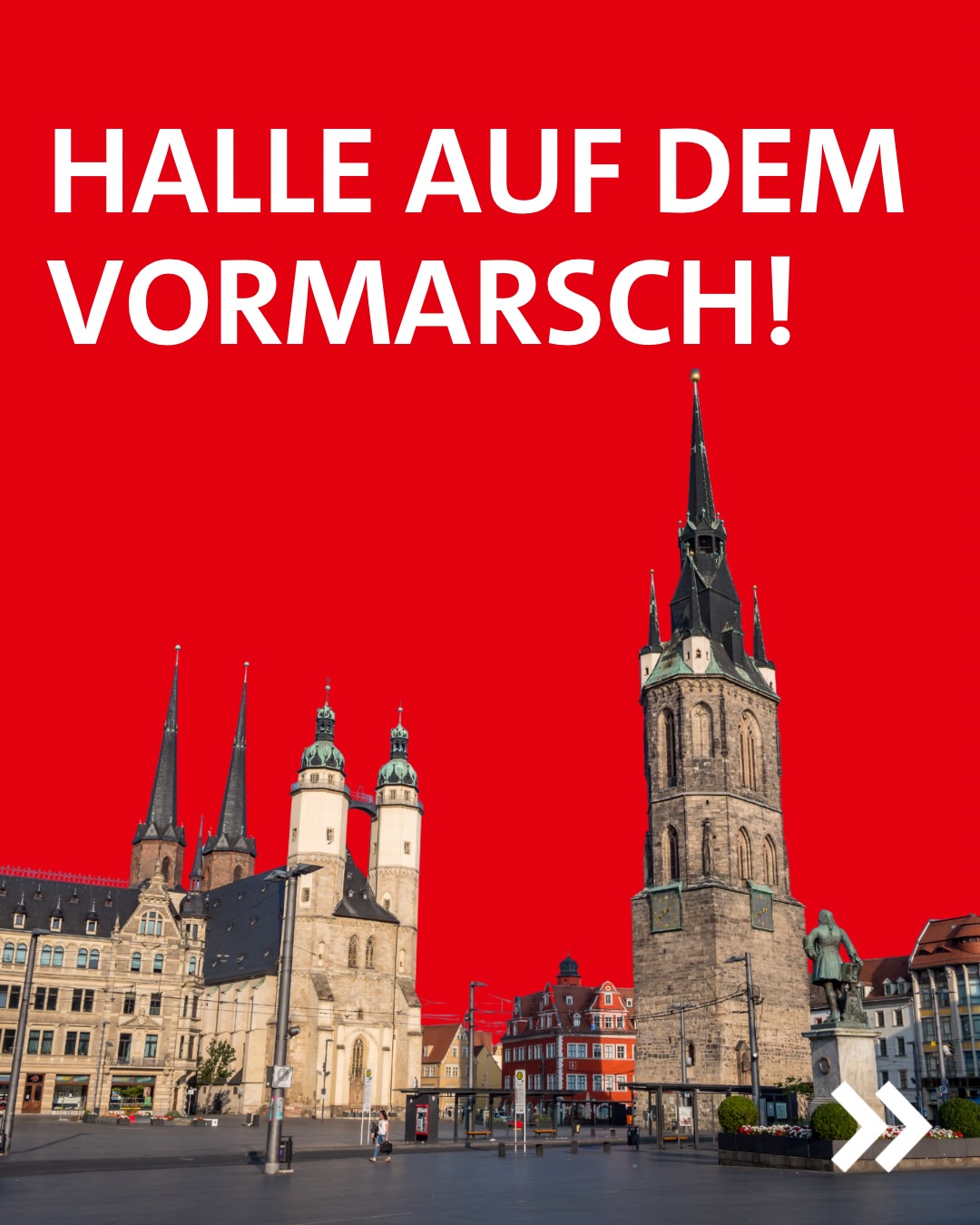 𝗛𝗮𝗹𝗹𝗲 𝗮𝘂𝗳 𝗱𝗲𝗺 𝗩𝗼𝗿𝗺𝗮𝗿𝘀𝗰𝗵
Halle gehört laut aktuellem Wirtschaftswoche-Ranking 2025 zu den dynamischsten Großstädten Deutschlands. Im Ranking klettert unsere Stadt auf Platz 6 von 71 und verbessert sich damit um mehr als 30 Plätze. Das zeigt: Halle holt auf, wird als attraktiver Standort wahrgenommen und hat seine Hausaufgaben bei Bildung, Verkehr, Klima und Digitalisierung gemacht.
Mich motiviert dieses Ergebnis, weiter für gute Kitas, starke Schulen, funktionierende Infrastruktur und bezahlbares Wohnen zu kämpfen. Halle ist auf einem guten Weg und ich will meinen Teil dazu beitragen, dass wir noch besser werden.
