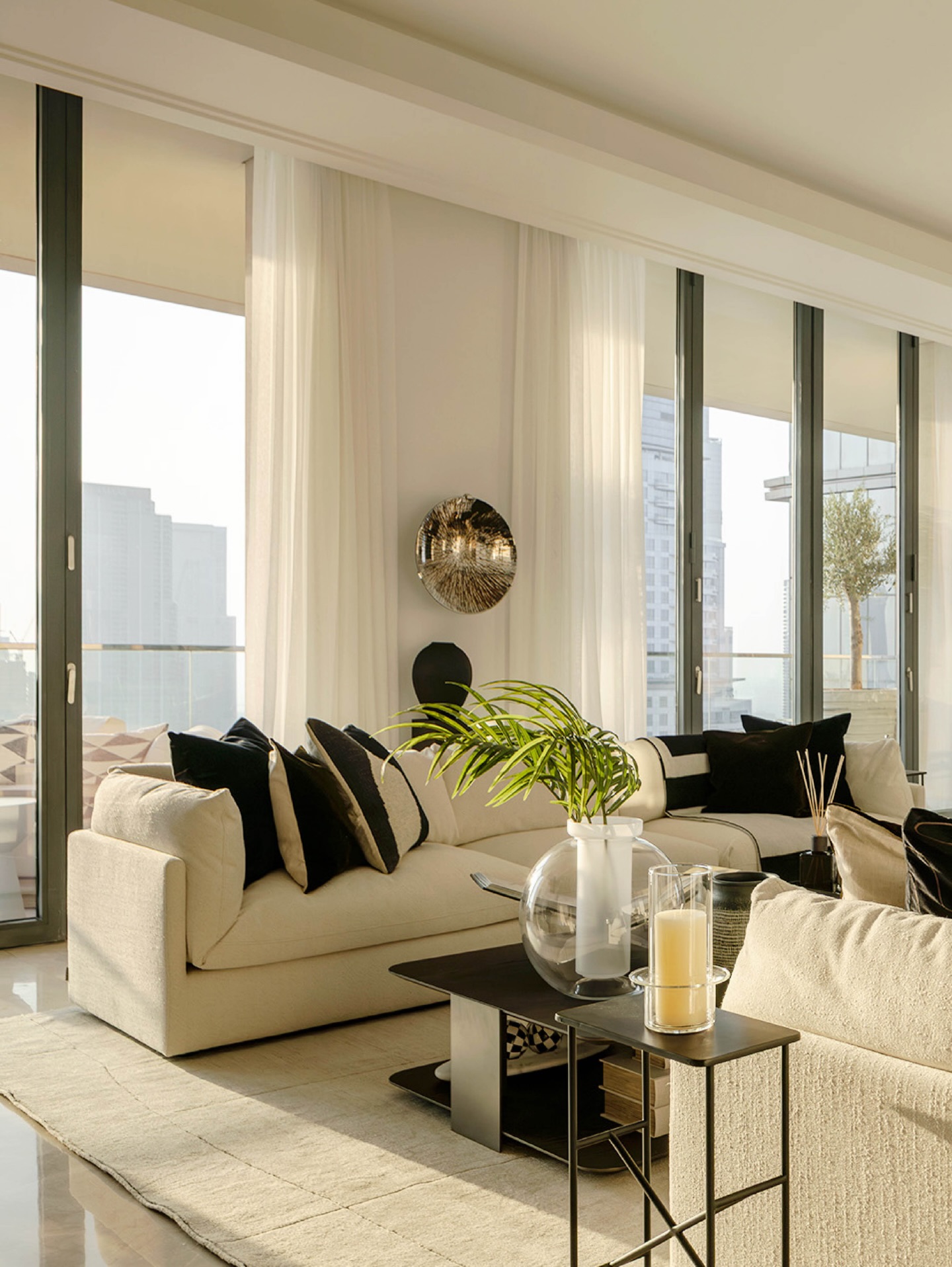 Light-filled living spaces dressed in tailored upholstery, bold accent art, and sculptural d├ęcor. The styling blends masculine lines with warm, soft finishes, balancing modernity and comfort with editorial precision.
Photographer: @toozestudio
#InteriorDesign #Design #Dubai #DubaiLifestyle #DubaiLife #HighEnd #Luxury #LuxuryLife #LuxuryInterior #Awards #DesignInspiration #InteriorStyling #Style #Styling #HomeInteriors #InteriorDesignStudio #HiglyCommended #InteriorDetails #DreamHome #HomeDesign #ModernHome #InteriorForYou #DesignGoals #LivingRoomDecor #TailorMade #Bespoke #Furniture #DesignFurniture