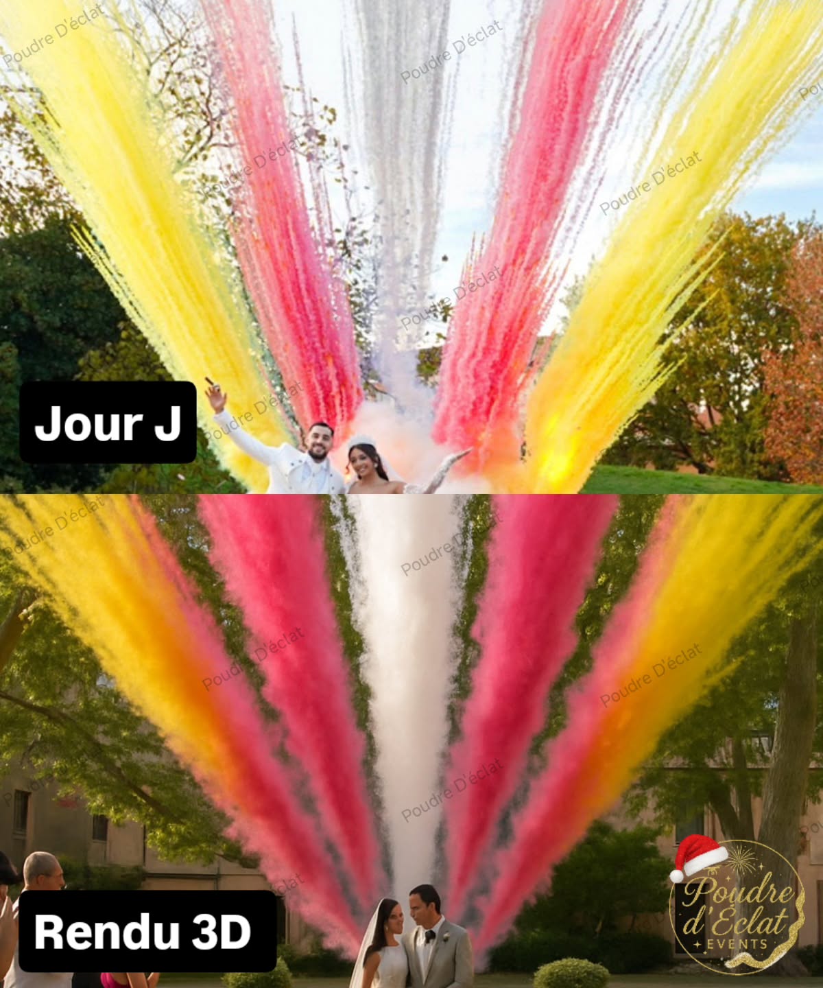 NOUVEAUTÉ – Visualisez votre feu de poudre AVANT le jour J !
Chez Poudre d’Éclat Events, nous pouvons réaliser un rendu 3D professionnel de votre tir, comme sur les images :
➡️ Rendu 3D
➡️ Jour J
Cette option payante permet de :
• choisir vos couleurs
• valider la disposition
• imaginer le rendu final dans votre lieu
• personnaliser votre mise en scène à 100 %
Mariages – Gender reveal – Anniversaires – Événements privés & pros
Pour réserver ou demander un devis : @poudredeclatevents
Basés dans le Sud — déplacements partout en France
---
#feuxdepoudre #weddingfrance #mariage2025 #mariage2026 #animationmariage #effetsspeciaux #eventfrance #poudredeclatevents #weddinginspiration #genderrevealfrance #feuxdejour #mariageprovence
