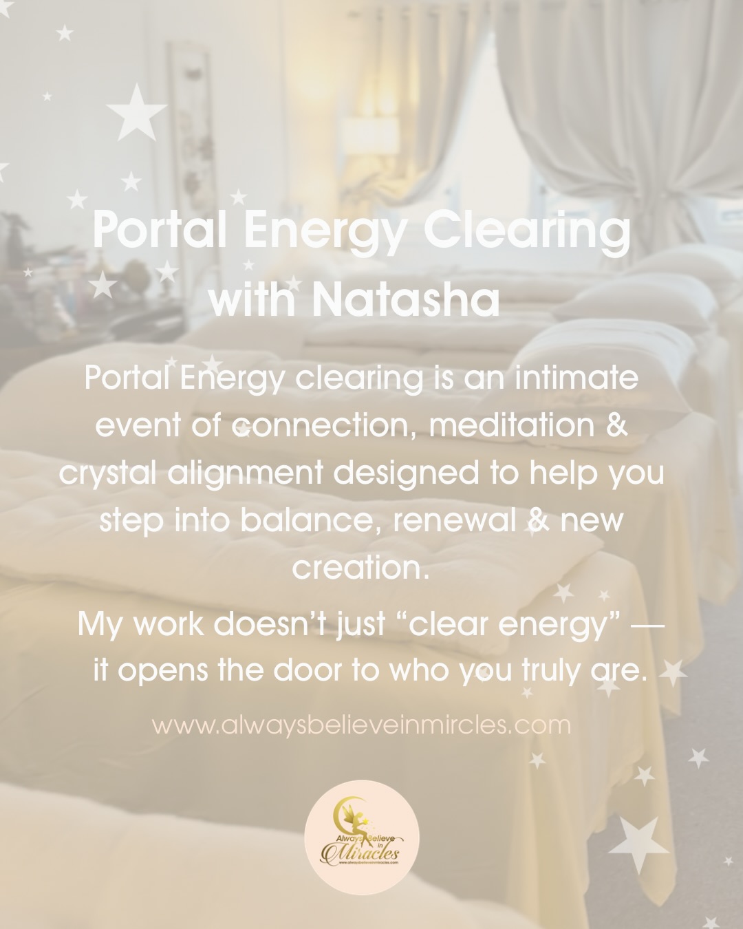 12/12 Portal Energy Clearing with Natasha ✨💫
A beautiful mornings event, thank you to those who attended and one more event to go this evening for the Crystal and Sound 🤍✨💫
Key notes from this mornings event:
A doorway of alignment opens today.
A release point before we leave Year 9 — the year of shedding, endings and Snake medicine — and step toward to Year 1 and the Horse’s energy of courage, strength and forward momentum.
12/12 asks one thing:
What are you ready to leave behind?
Old patterns, old habits, old identities…
anything you’ve outgrown rises now to be released.
Sagittarius fire fuels this shift —
clearing your path, sharpening your truth, igniting your next chapter.
This is your turning point.
Your moment of choice.
Your doorway into the life that is choosing you.
Say this:
I release what no longer aligns.
I choose the path that is ready for me.
I step forward whole, present and free.
The Horse is gathering speed.
So are you✨
Happy 12/12 everyone 🤍✨
Natasha 💫
#portal #portalwithinyourself #1212 #energy #release #2025 #newbeginings #releasetheold #gratitude