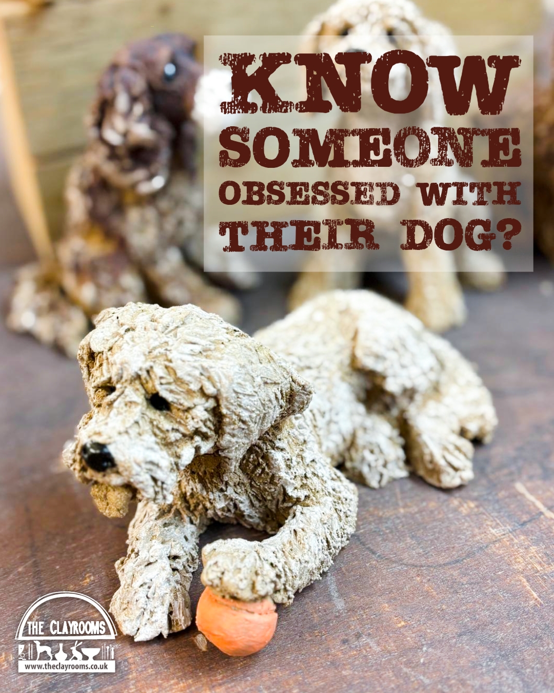 Know someone obsessed with their dog?
Gift them the workshop they’ll never forget!
Our Dog Sculpture workshops with Kate Berry are some of our most-loved sessions and our gift vouchers can be used to book them!
From Spaniels to Schnauzers, from characterful terriers to elegant hounds… every maker creates a piece full of personality and heart 🧡
This Christmas, give a gift that’s personal, creative and completely unique.
🎁 Gift vouchers available now
🎨 Redeemable across all studios
🐶 Perfect for animal lovers & hobby crafters
Give creativity. Give connection. Give clay.
Link in bio 💛
#AnimalSculptureWorkshop #PotteryGifts #DogSculpture #CreativeChristmas #ExperienceGifts #TheClayrooms #CraftCourses #HandmadeArt #ChristmasGiftIdeas #MindfulMaking