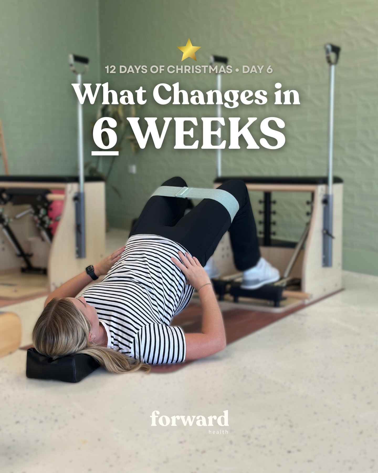 Day 6 of our 12 Days of Christmas 🎄
Six weeks isn’t about changing everything overnight
It’s about small, consistent movement adding up, better posture, more confidence in how your body moves, and less stiffness in everyday life
Sometimes the most meaningful changes happen quietly, one session at a time
#12daysofchristmas🎄 #forwardhealth #physiotherapy