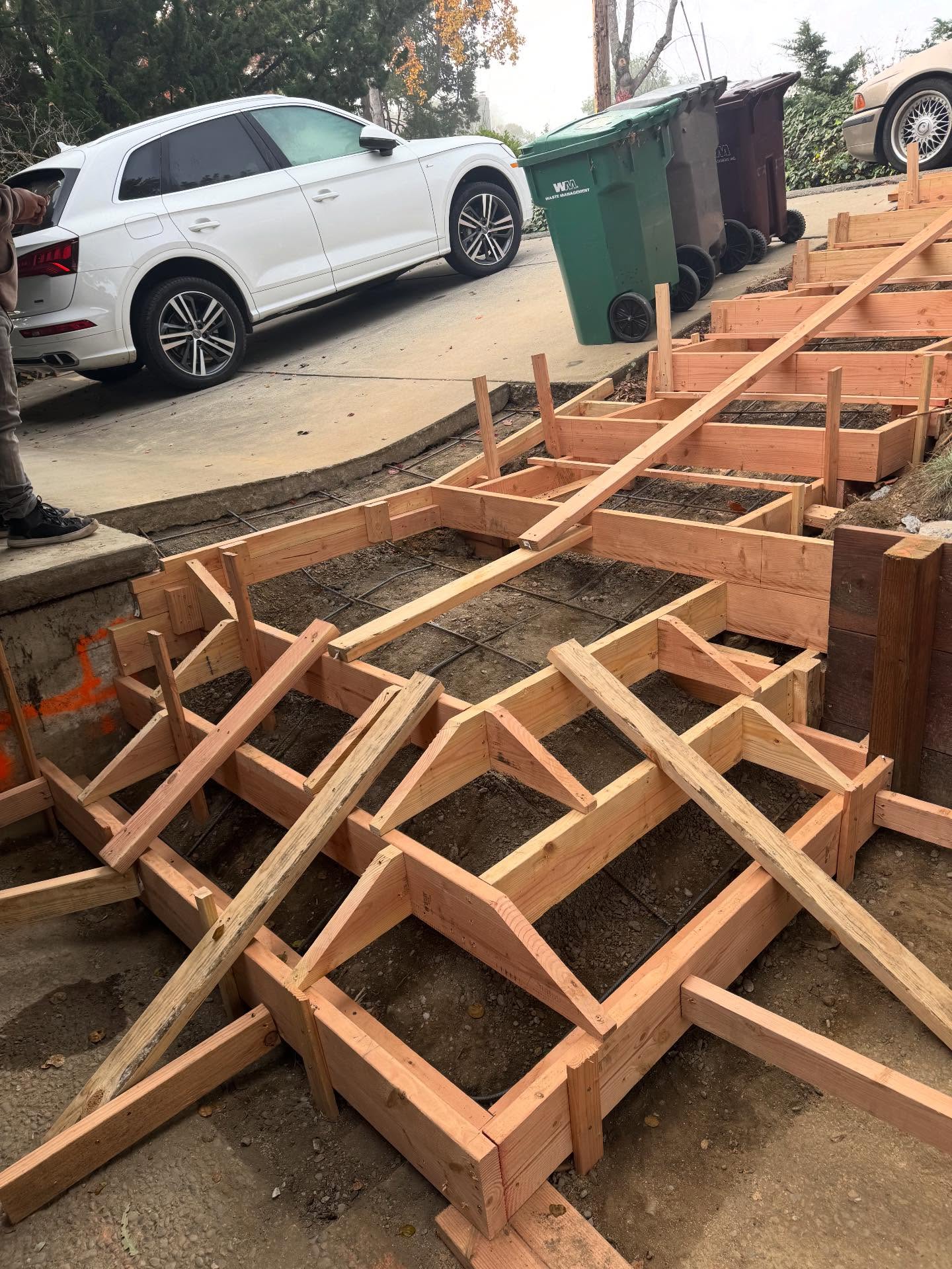 Floating concrete stairs w/ LED lighting coming soon!