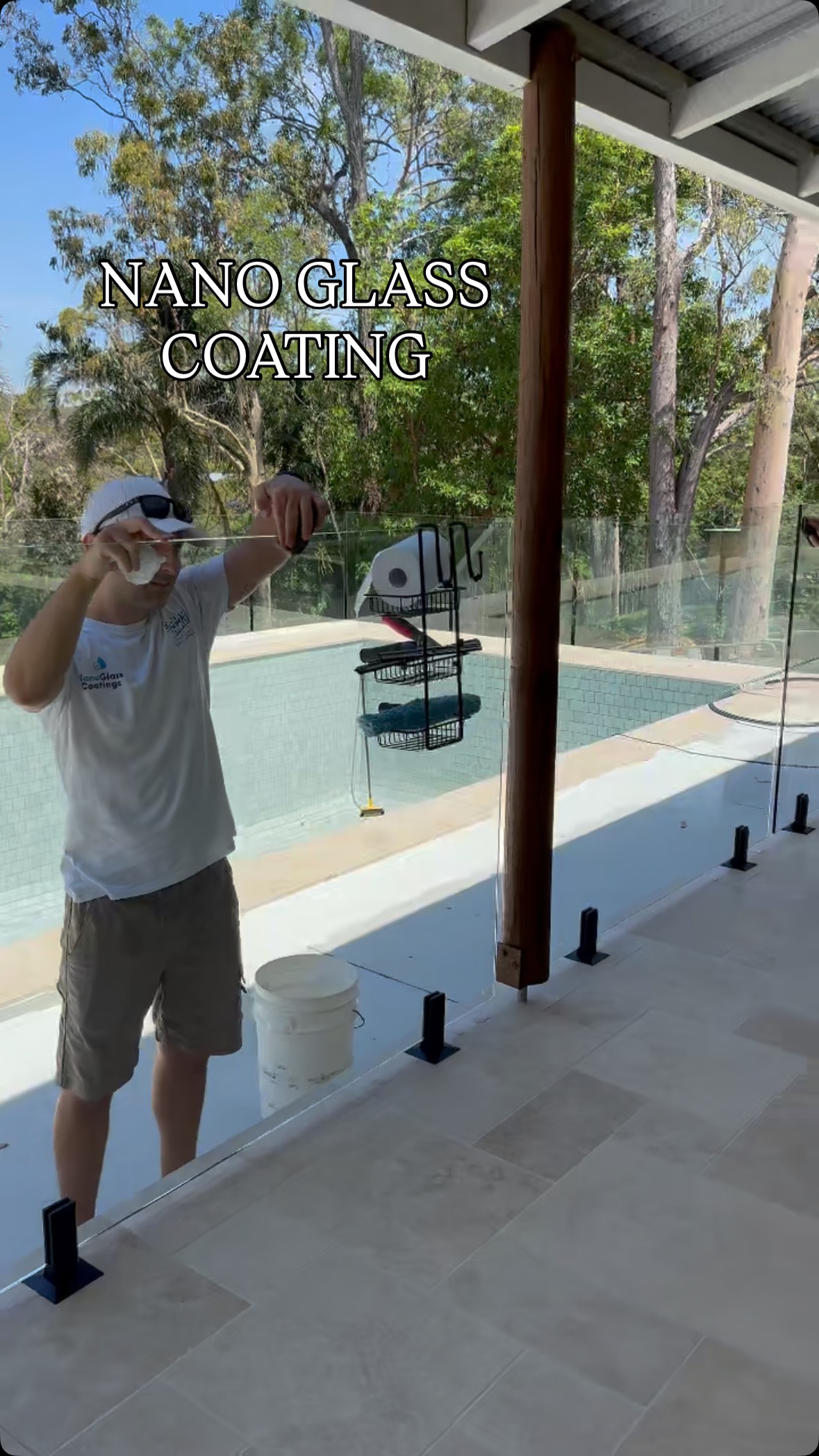 Getting our pool glass fence protected with a nano coating to keep the glass cleaner for longer ✨ Doing this before the water goes in so everything stays looking pristine.
@nanoglasscoatings
#PoolBuild #GlassPoolFence #NanoCoating #LowMaintenanceLiving #PoolCare #HomeBuild #OutdoorLiving #PoolPrep #AustralianHomes