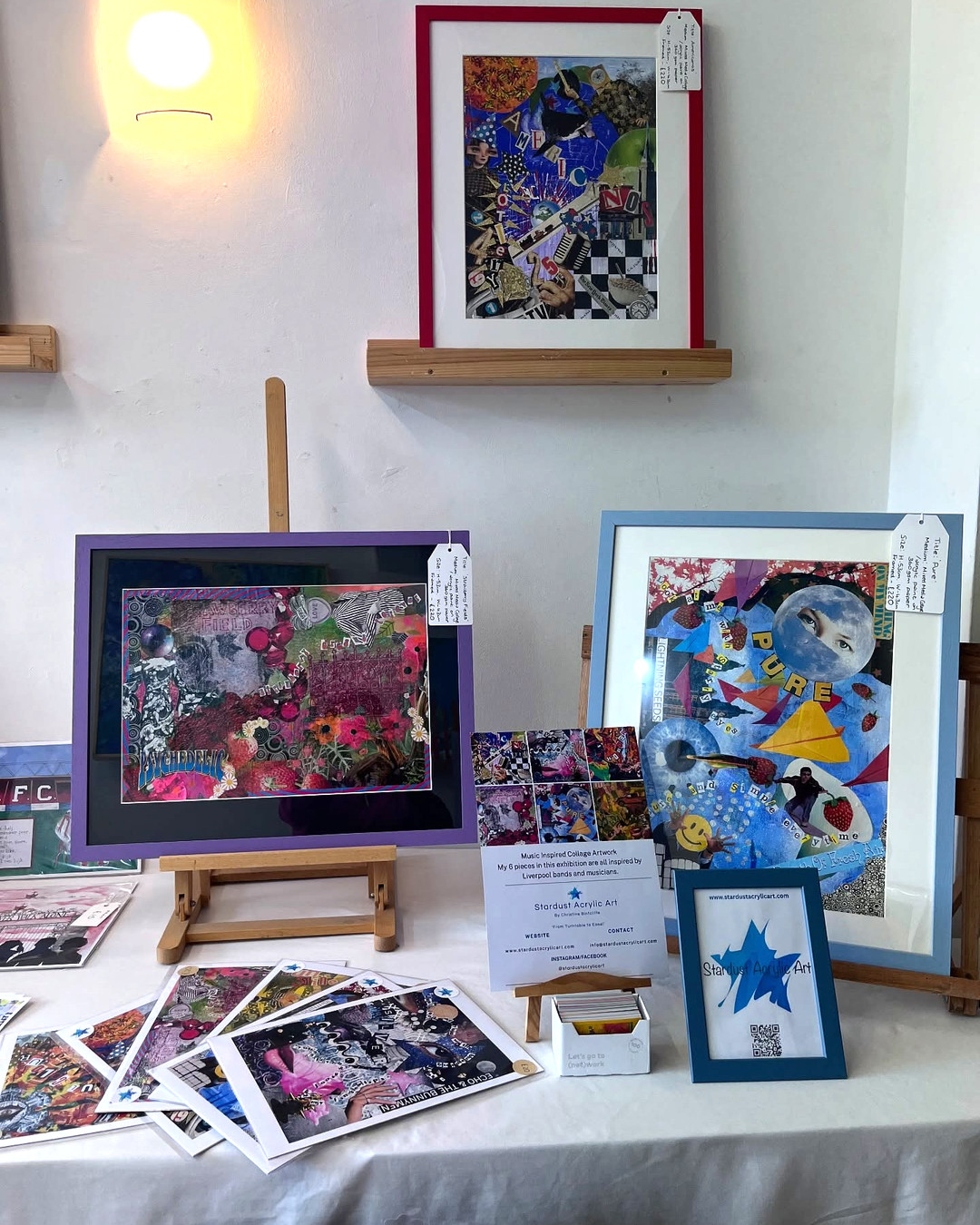 A little bit about me and what I do...
So, because of my love of music, in particular 80's music, I've turned my passion and the lyrics of songs into colour, texture, meaning and movement — a visual echo of the songs that inspire me and bring back that nostalgic feeling when I hear them. In my studio as I listen to songs I layer torn paper, paint and found materials until I feel the connection to the lyrics and then once I feel happy with the chosen images, shapes and colour, out comes the adhesive and acrylic medium and the song emerges into a unique, abstract collage that sings on the canvas or paper.
Can you connect? Are you also a music lover that gets that shiver down your spine when a certain song comes on the radio or maybe the hairs on your arms stand up on end when an intro to a song plays in your ears? You know the ones, the songs that transport you back in time.
So...a question for you... I love hearing your ideas and suggestions so which song would you like to see transformed into art in the New Year?
Tell me below in the comments please and you never know I could be creating your song in 2026!
Please check the website link in the bio at the top of my page for original, mounted pieces and music-inspired prints 🎶🖼️✨
Thanks for following stardust Acrylic Art ✨
#ArtAndMusic #CollageArt #StardustAcrylic #MusicInspired #ArtCollectors #StudioProcess #SupportArtists #UKArt