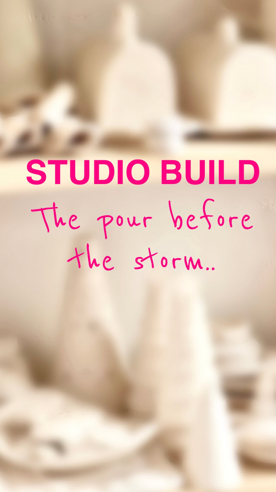 ..and just like that… the slab is IN and my commitment to this studio is now physically set in stone😎
Next up in the build docu: a tour of my current garage-goblin studio + the layout plans for the new space.
Prepare yourselves…it’s a journey🧳
Stick around to see me plan this studio like I’m designing a tiny, pottery-themed Disneyland. 🎢🧱✨
#CeramicStudioBuild #PotteryLife #ClayArtistCommunity #StudioGlowUp #PotteryProcess