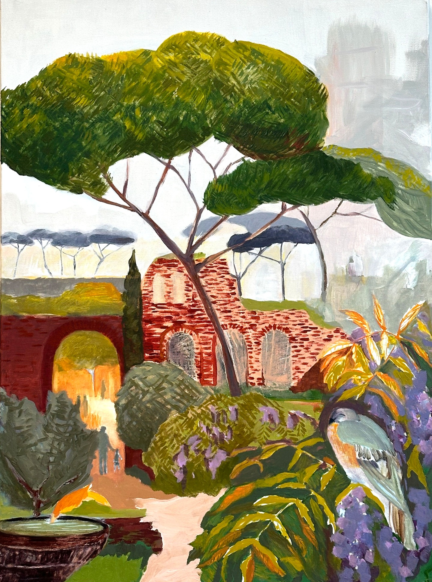 « Carry me home », oil on linen, 60x80cm, 2024, Nadège Marneffe. What do you think ? If you like it, send me ❤️and don’t hesitate to save, repost, transfer, comment, it will help me a lot 🐣. #contemporarypainting #artforyourhome #collectibleart #collectibleartwork #artgallery #londonartgallery #londonpainting #artgalleryuk #ukartgallery #figurativepainting #emergingartistgallery #emergingartist #nadegemarneffeart