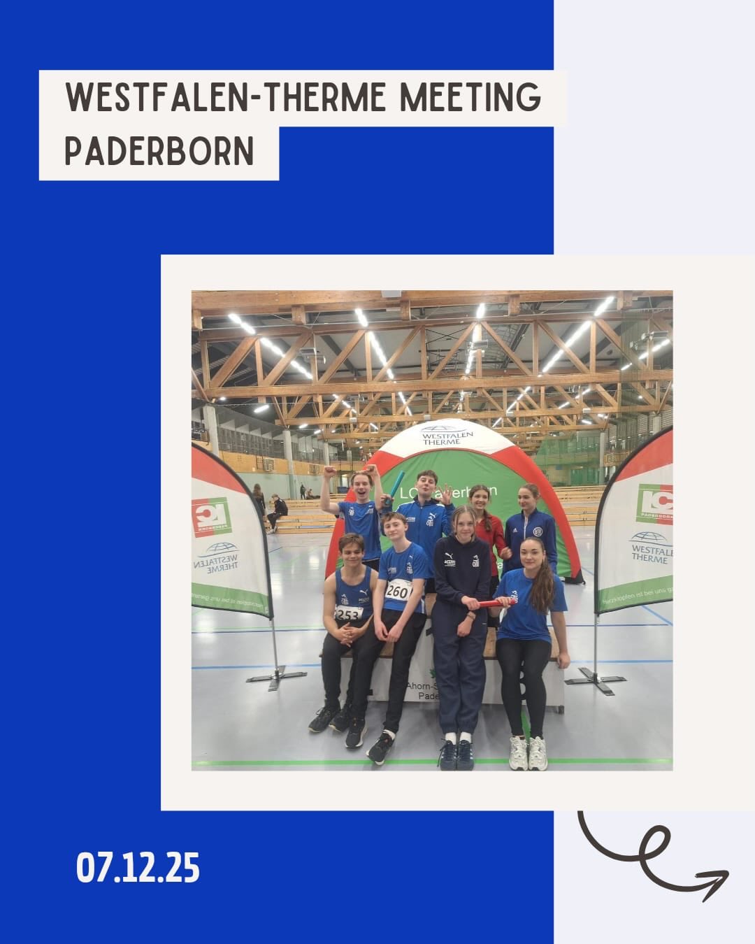 Und schon ist wieder Hallen-Saison!
Den starten machten gleich mehrere jüngere Athletinnen und Athleten des @otb_osnabrueck und ein paar „alte Hasen“ aus Pesis Truppe.
Zunächst einmal gratulieren wir den jüngeren Sportlern und Sportlerinnen für durchweg gute Leistungen in Paderborn. Mehrere PBs über unterschiedliche Distanzen konnten hier erlaufen werden.
Ihr seid echt der Wahnsinn! Glückwunsch!
Aus Pesis Truppe gingen @jonas.kmy @joey_trennhaus @frederikklostermann und @ulf_phlmn über 3000m bzw. 1500m an den Start.
Jonas dominierte nach langer Verletzung das Feld der 3000er und kam als erster nach 8:24min durchs Ziel. Direkt dahinter konnte sich Joey bei seinem Hallen-Debüt (natürlich in Bestzeit) in 9:19min ins Ziel laufen. Ebenfalls bei seinem Debüt lief Frederik eine 9:51min. Richtig tolle Leistungen!
Danach zeigte Ulf noch seine gute Form und konnte mit Jonas als Pacer eine neue PB in 5:33min auf 1500m aufstellen.
Zu allen Leistungen gratulieren wir nochmals herzlichst!
#halle #hallensaison #paderborn #ahornsportpark #pb #weiterso
@noz_de @sport_lich_unterwegs @otb_osnabrueck @stadtosnabrueck @stadtsportbund_osnabruck @activesportshoposnabrueck @katharina.poetter dabehrens @nlv_online @dlv_online @benmoellers @pumarunning