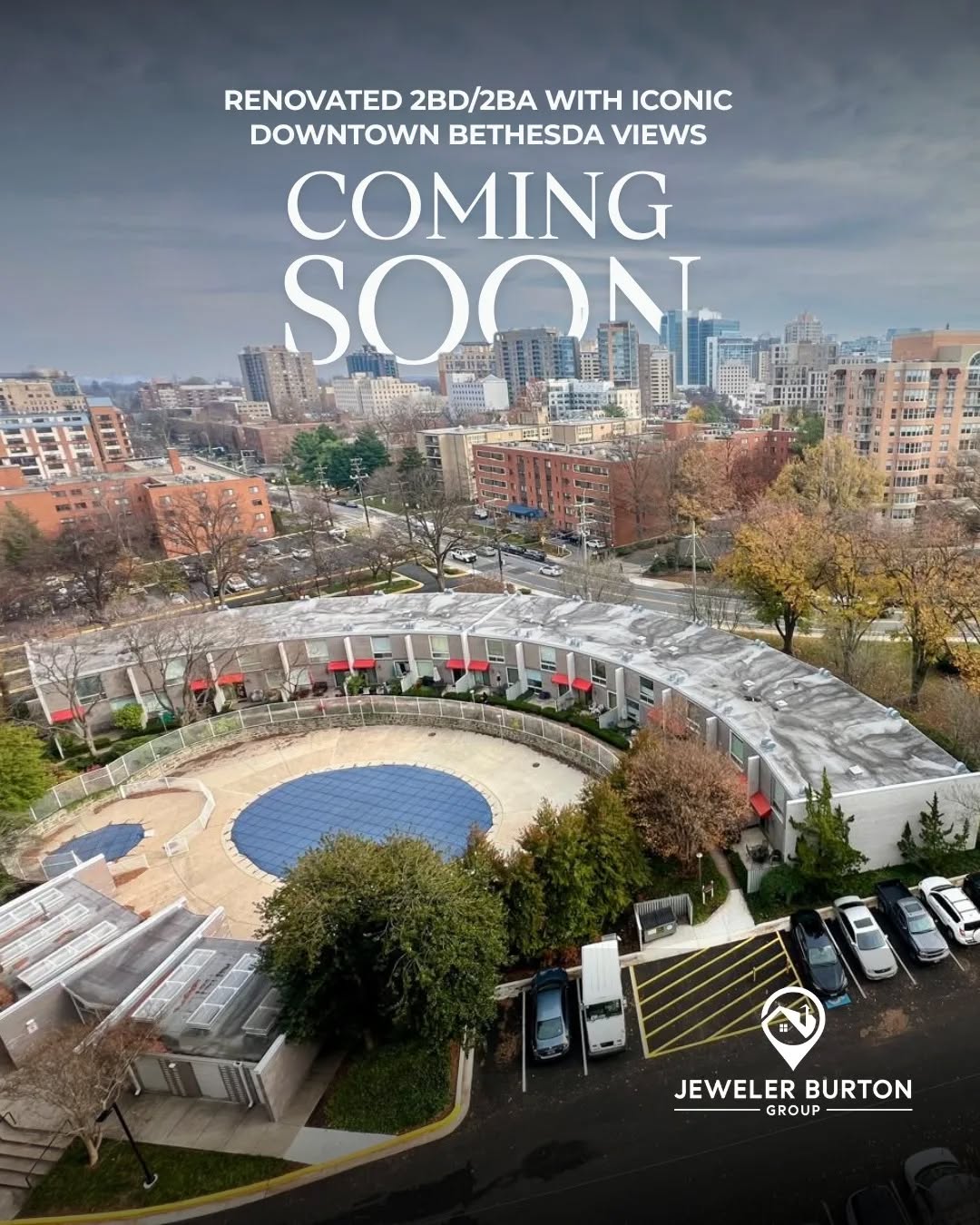 Who wouldn’t love this view of Downtown Bethesda? Stay tuned for more info on this newly renovated 2BD/2BA condo coming soon!
Jeweler Burton Group of Compass
www.JewelerBurton.com
Aaron Jeweler
Licensed in MD, DC & VA
301.325.8569 | Aaron@JewelerBurton.com
JT Burton
Licensed in MD, DC & VA
301.928.3456 | JT@JewelerBurton.com
Geoff Chesman
Licensed in MD & DC
202.369.5904 | Geoff@JewelerBurton.com
#JewelerBurtonGroup #CompassDMV #DMVRealEstate #BethesdaMD #BethesdaLiving #LuxuryHomes #Compass