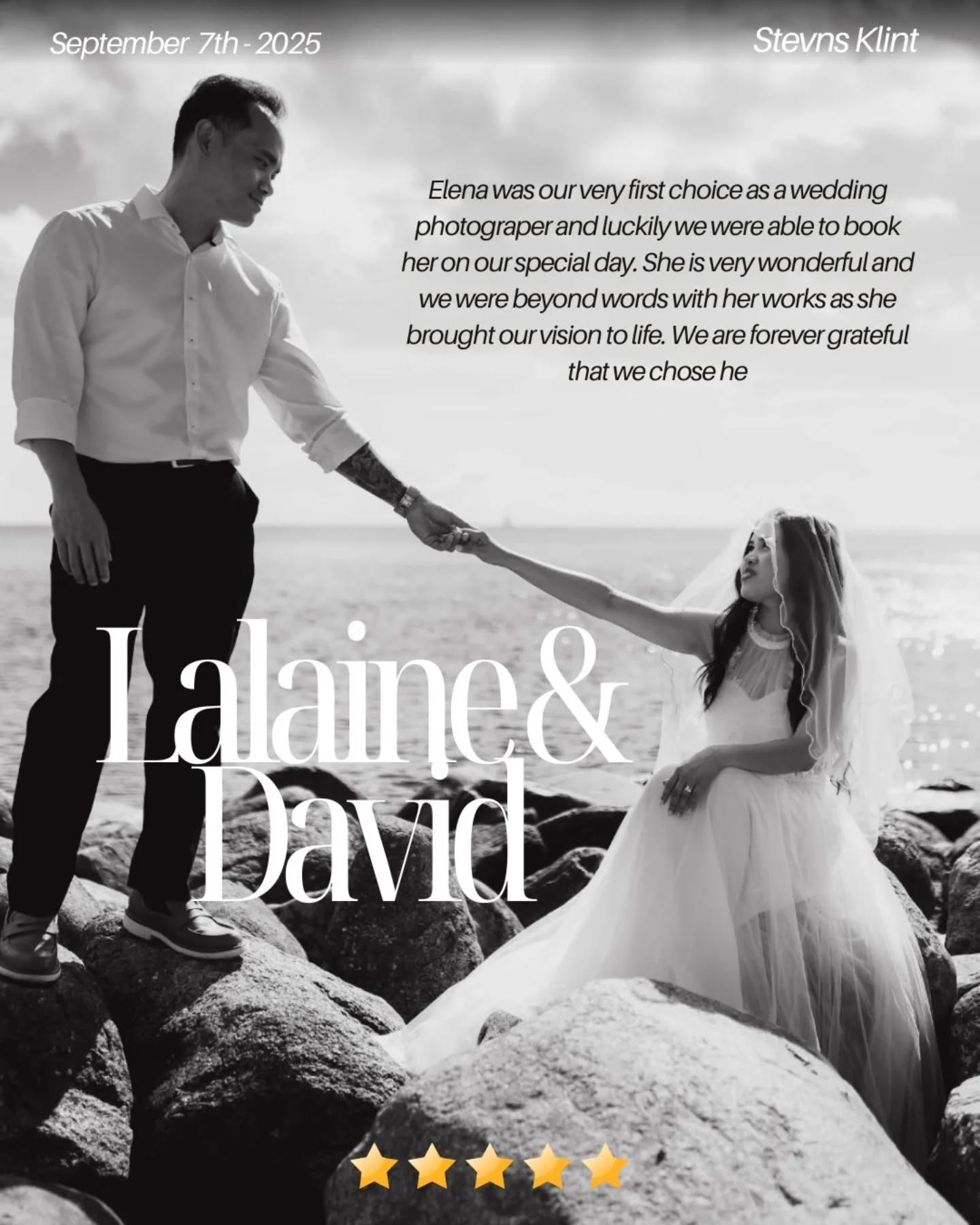 ❤️ REAL REVIEWS FROM REAL COUPLES ❤️
(who actually liked me)
👀 Every year I collect a few things: camera batteries, windburn from Stevns Klint, and - most importantly - your reviews ⭐
💌 They’re like tiny love letters reminding me why I run around cliffs, fields, city halls and rainy Danish streets 🌧️ with a camera and a ridiculous amount of enthusiasm 🎥
If you’ve just found me and are thinking,
“Is she the right photographer for us?” 🤔
Here’s a little cheat sheet from couples who already survived my directions like
“Just pretend you’re in a romantic movie, but Danish-budget style.” 🎬😄
❤️ These reviews are real, heartfelt, and absolutely not written by me under fake accounts - I promise 🙃
(Though my husband would definitely give me 6 stars if Google allowed it ⭐⭐⭐⭐⭐⭐)
Swipe through the carousel and see what people say about having me as their wedding photographer and videographer in Denmark - from Copenhagen rooftops 🌇 to cliffside elopements 🌊 and everything in between.
And to everyone who shared their words with me this year:
thank you 🤍
You turn my work into a steady rhythm of beauty, trust, and unforgettable moments ✨
▪︎
▪︎
▪︎
▪︎
#kindwords #weddingreview #clienttestimonial #danishweddingphotographer #weddingphotoandvideocopenhagen #weddingphotographercopenhagen #copenhagenelopement #copenhagenphotographer #photographercopenhagen #свадьбавкопенгагене #elopementphotographercopenhagen #elenabelevantseva #beinlens #danishphotographer #danskebryllupsfotografer #copenhagenweddingphotographer #heiratendänemark #beinlens