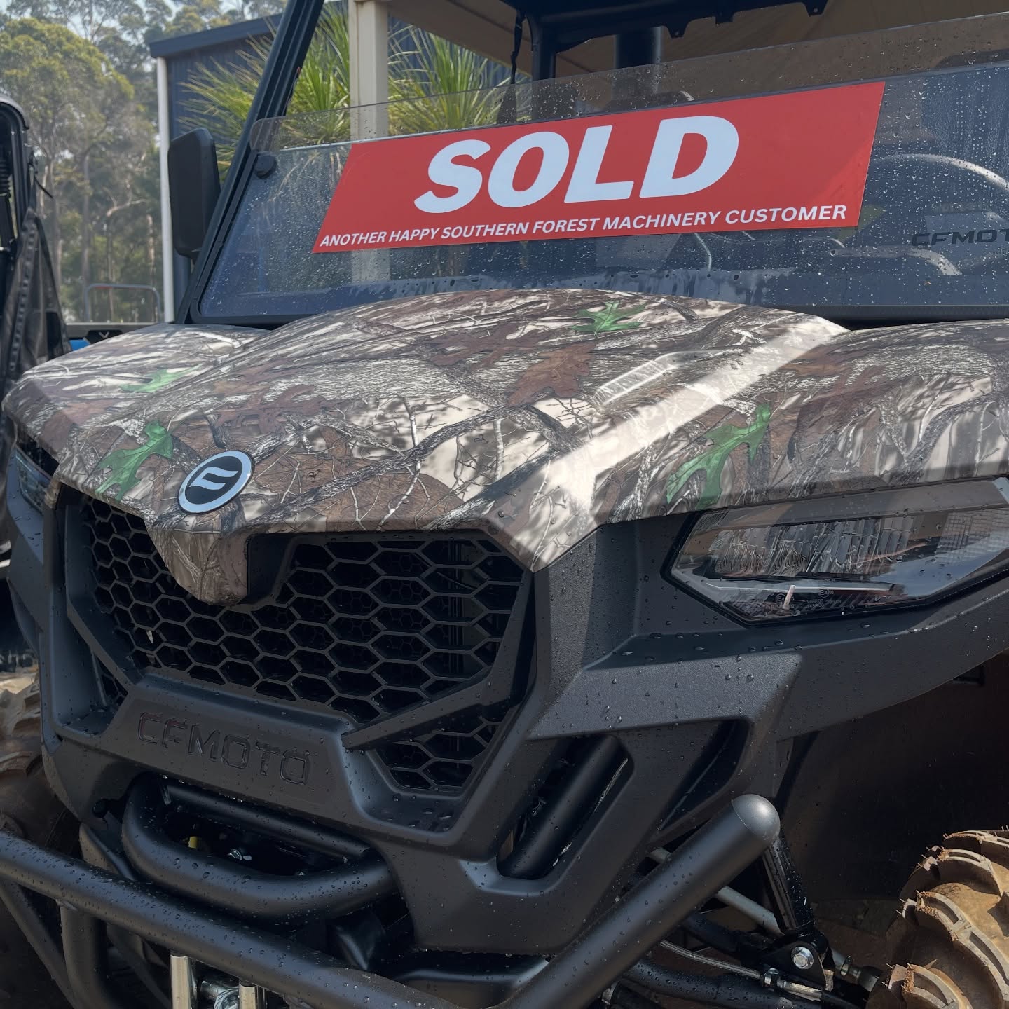 This slick CFMoto ‘Hunt Edition’ equipped with full bar protection package around the full UTV has been sold and delivered, with the customer all smiles seeing this beauty on farm and ready for work.
Congrats Mike and enjoy your new UTV 💚🤎🖤
@cfmoto_australia
#manjimup #manjimupwa #pemberton #boyupbrook #nannup #franklandriver #bridgetown #utv #cfmoto #farmingwa #southwestwa #southernforestsandvalleys #southernforestswa #southernforestsregion