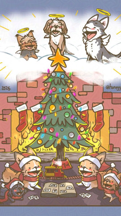 Hot take. It is NOW finally the appropriate time to start listening to Christmas music ๐๐ถ.
.
Art commission for @honeyybuns_thecorgi ๐พ Although we unfortunately lost Chewie this year, we know that she is looking out from above โค๏ธ๐ ๐
.
Also, just a reminder that I will be closed for commissions until the beginning of next year! Thank you!๐
.
#arttimelapse #clipstudiopaint #drawingoftheday #digitalart #christmasart #petcommission #petillustration