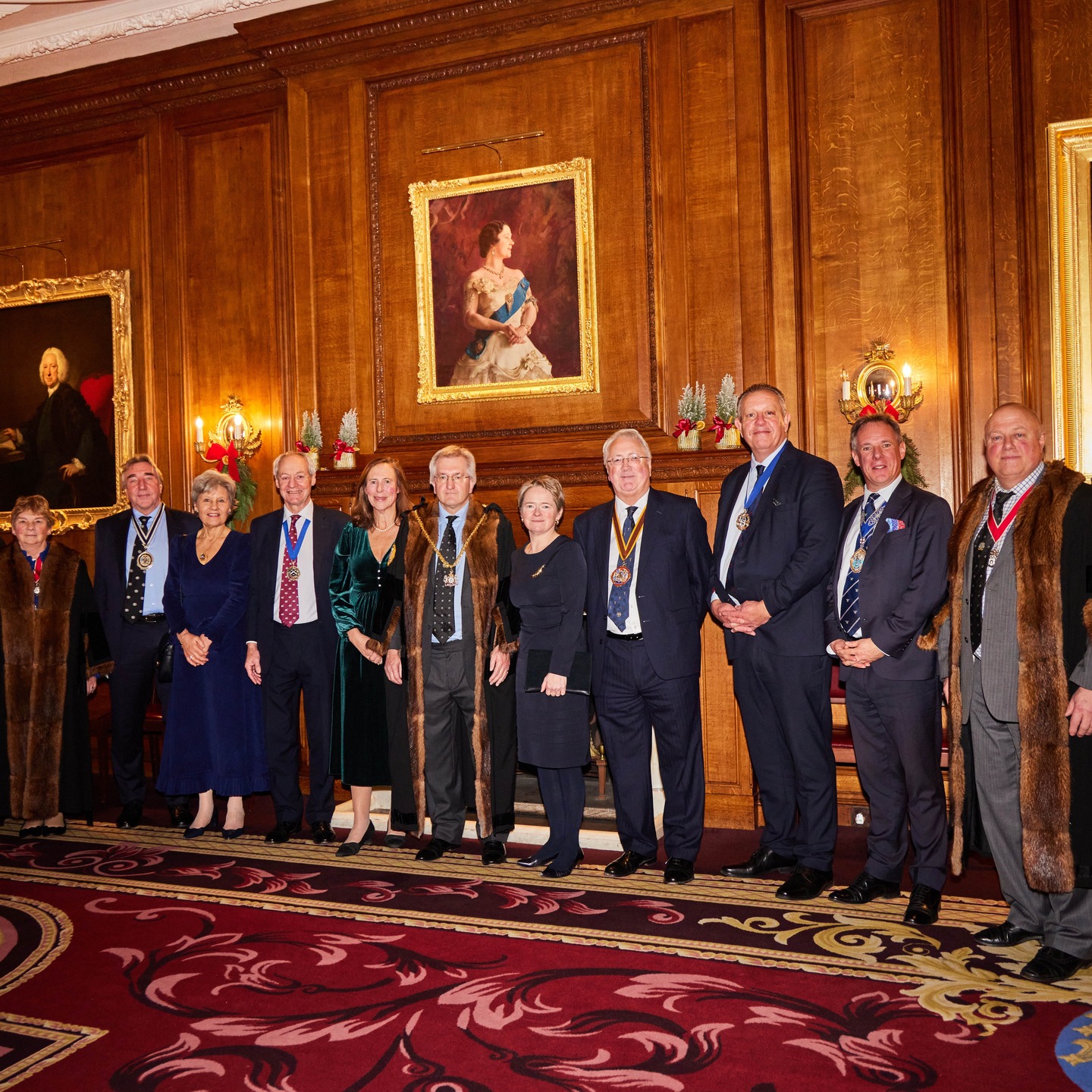 On 5th December, the Company welcomed a record 182 attendees to the magnificent Merchant Taylors’ Hall.
The Master, John Cowper-Coles and Wardens were delighted to host Guest Speaker Dido Harding, along with Company guests Daley Johnson and Freeman Steven Beane.
We were also pleased to welcome distinguished Livery guests including the Master Vintner, Prime Warden Basketmaker, Master Glover, Master Feltmaker and the Master Farmer, together with several Clerks.
During his speech, the Master congratulated Gavin Moody FWCF on achieving this prestigious qualification.
Carols sung by the Company added to the wonderful sense of occasion and marked the start of the festive season. 🎄