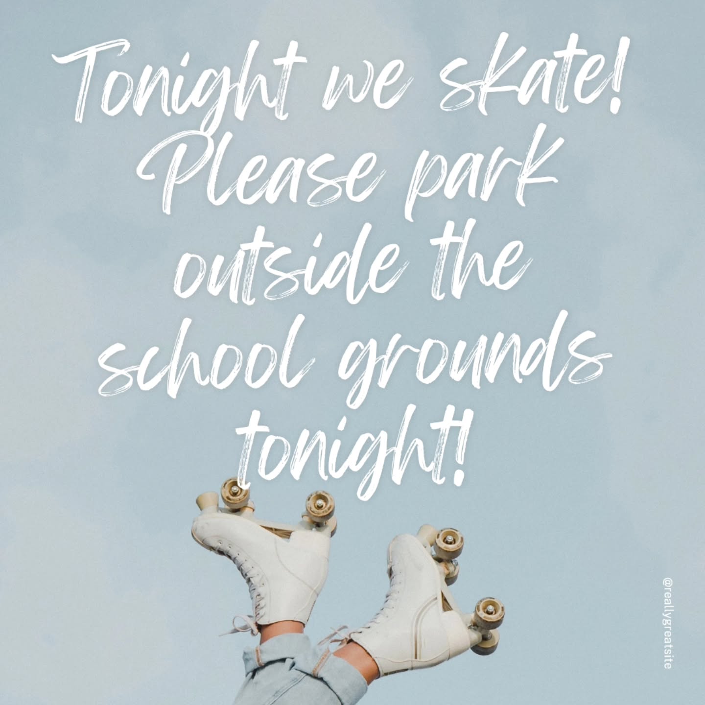The school has their Christmas concert tonight. Access to the hall is on the condition that Skate Fitness skaters park on the road outside the school grounds - NOT in the car park!
Please comply so we can prove we can follow direction and potentially not have to cancel sessions due to events at the school in the future! 😁
Www.skatefitness.co.uk to book your slot