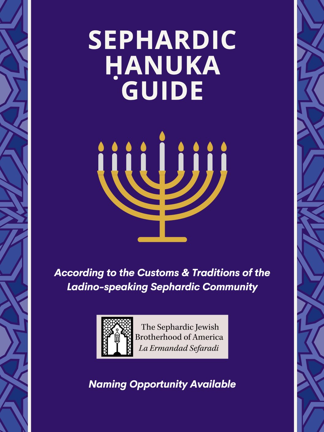 Link in Bio!
Who’s ready to celebrate with our #Sephardic #Hanukka Guide!
This special booklet, a national collaboration between the Rabbis and lay leaders of our 12 affiliate communities, is an exciting new resource for our #Ladino-speaking Sephardic Community, with step by step guidance on Hanukka the Sephardic tradition. The Booklet includes the specific blessings and prayers in Hebrew, transliterations, English translations, and Ladino translations. The booklet also features a special set of Sephardic recipes to help you enhance the Festival of Lights experience!
Importantly, the digital version of our Booklet has clickable links to the recordings of the blessings read on Hanukka through our Zemirot.org database, so that everyone can have the opportunity to study and learn the tunes of our communities. We hope this will help each and every one of you have a meaningful and uplifting Hanukka, rich in the customs and traditions of our Sephardic Community.
Hanukka Alegre!
#Sephardi #Sepharadi #Sephardim #Hanukkah #Hanukka#Hanuka #Chanukah #Chanukkah #Ladino #FloryJagoda#LadinoMusic #Sephardicfood