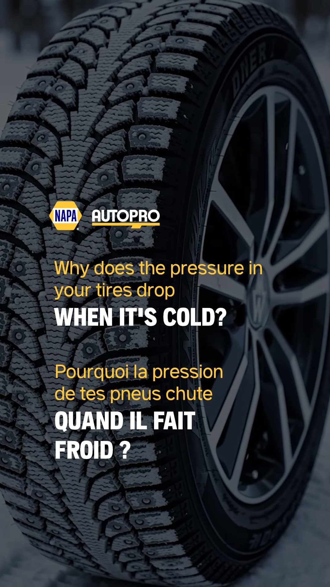 Your tire light this week: âItâs cold⌠pay attention to me!â âď¸đ
When temperatures drop, tire pressure dips too â just winter doing its thing.
Give your tires a quick check now and then to keep them happy, safe, and ready for the road.
#coldweatherproblems #tiretalk #dvautopro #winterdriving #CarCare #tirepressure #staysafeâ¤ď¸ #albertadrivers
