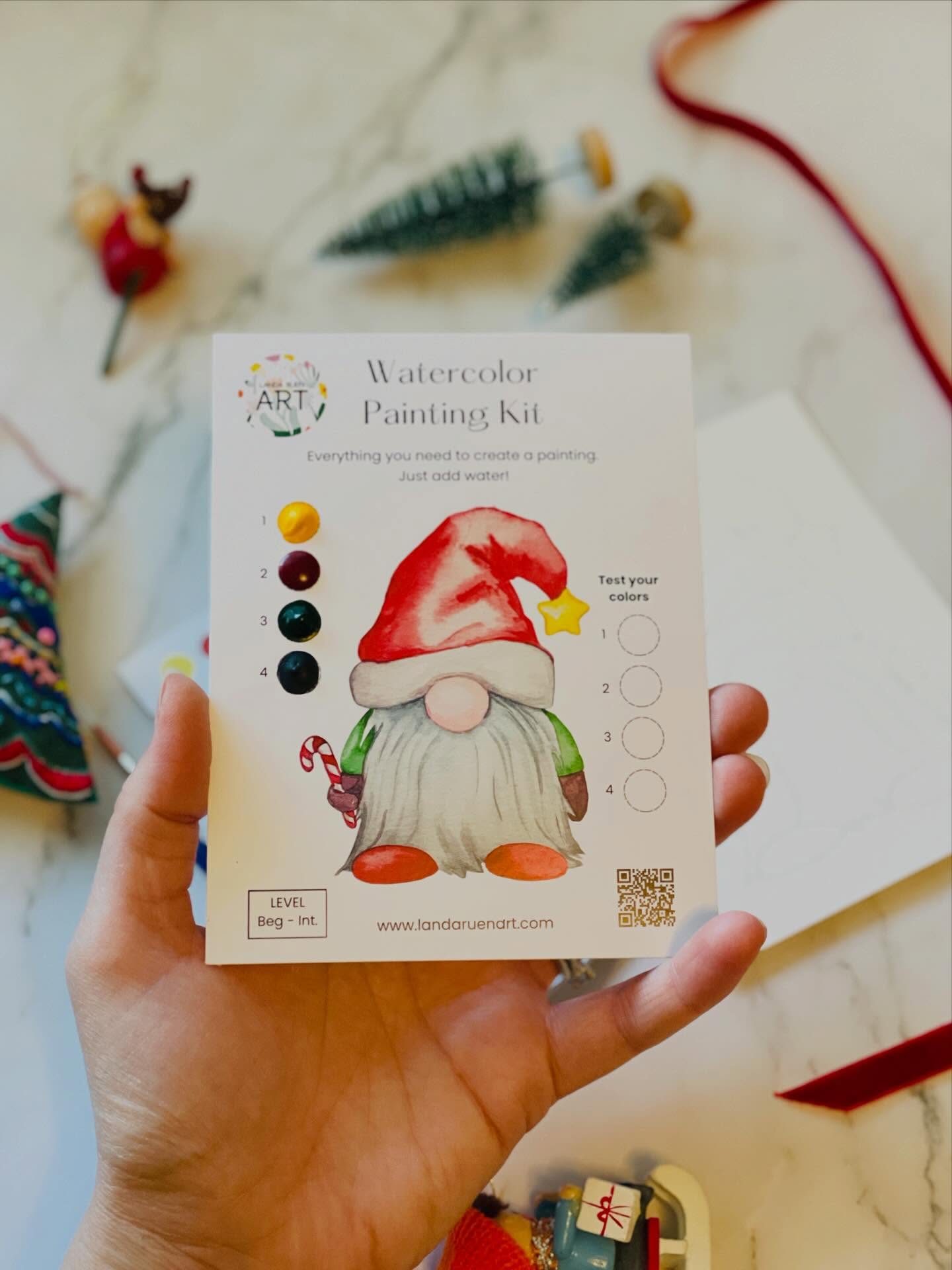 Alert 🚨
I have just 4 of these cuties left!
If you’ve been looking for the perfect stocking stuffer or holiday activity this is it. 🤗
Make sure to get your orders in today 12/16 or tomorrow 12/17 to get it before Christmas. 🎄
#watercolorkits #stockingstuffer #gnome