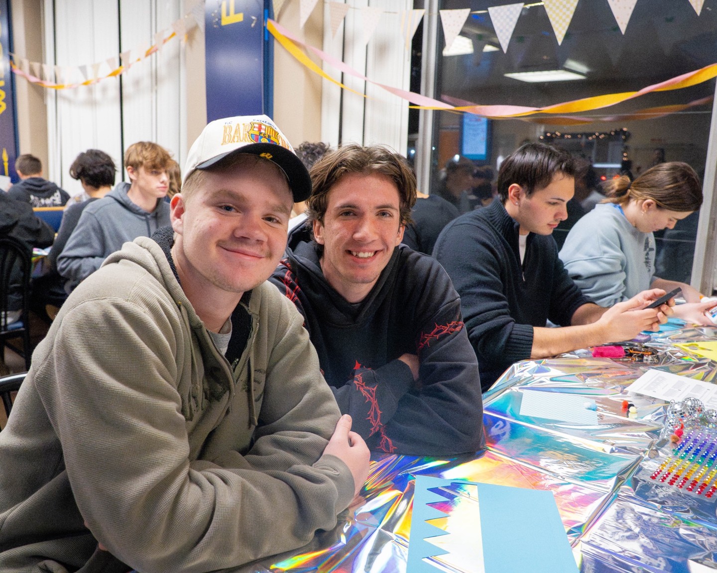 Ending the semester with breakfast, crafts, and birthday party energy at our annual Late Night Breakfast! 🎉🥞