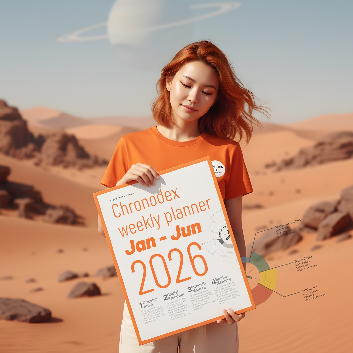 The newly released 2026 Chronodex Weekly Planner unfolds in two seasons—
Season of Clear Stillness (Jan–Jun) and Insight of Hope and Faith (Jul–Dec).
Each week carries a quote, a gentle nudge of wisdom to anchor your thoughts and spark your creativity. As you turn the pages, you’re invited to be conscious of your own rhythm—your shifting emotions, your quiet awakenings, and the subtle beauty of time flowing through your hands.
This year, I’m releasing a Full-Year Edition too. For those who cherish the wholeness of a story from start to finish, it’s your canvas for reflection, mapping dreams, and penifesting clarity.
Think of it as a yearly conversation between you and time itself.
A structure born not to contain you—but to remind you that presence is power.
⬇️Download link in bio.
#Chronodex2026 #CreativeJournaling #SeasonOfStillness #HopeAndFaith #AnalogTime #Penifestation #ScriptionStudio