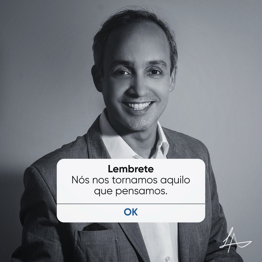 A todo momento somos moldados por nossos pensamentos e nos tornamos aquilo que pensamos!
É por isto que todos os dias ao acordar, eu me conecto comigo mesmo, com a minha missão.
Eu mentalizo onde eu quero chegar e o que eu preciso para alcançar… Onde os meus pensamentos me guiarão até o meu propósito.
E assim como você se enxerga, assim você é… Se veja grande e capaz de realizar o que você quiser! 👊🏼
Não seja distraído pelos seus pensamentos e sim direcionado! 🚀
Você é guiado pelos seus pensamentos ou você direciona eles?