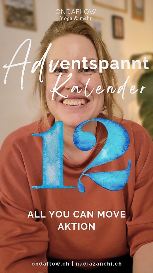 💫Türchen 12 | ALL YOU CAN MOVE Aktion💫
(Grüsse vom Weihnachtsapéro und sorry für die Hintergrundgeräusche)
Vielleicht ist das dein Zeichen, um regelmässig auf die Matte zu kommen: Zwischen dem 12. und 24. Dezember gibt es total 12 ALL YOU CAN MOVE (Studio & online) Abos mit einem Rabatt von 12% über unsere Buchungsplattform zu erstehen.
Mit dem ALL YOU CAN MOVE Abo kannst du an allen laufenden Klassen (exklusive Schwangerschaftsyoga) im Studio oder teilweise online teilnehmen.
👉 Das bedeutet für dich: Mehr Yoga, Pilates, Funktionales Training und mehr Gesundheit, Balance, mentale Stärke und körperliche Stabilität für dich.
🎁 Die ersten 12 Personen, die mit dem Code ADVENT12 ihr Abo lösen, erhalten einen Rabatt von 12%. Das Abo ist 3 Monate ab erstem Kursbesuch gültig.
Das 3 Monatsabo ALL YOU CAN MOVE (Studio und online) kostet regulär 570 Franken und mit Rabatt noch 501.60 Franken.
Bist du dabei? Es würde mich sehr freuen, dich im 2026 regelmässig auf der Matte zu treffen.
Gerne liken, teilen, reposten, kommentieren und an Lieblingsmenschen weitererzählen💜
#aktion
#allyoucanmove
#yogaeveryday
#yoga