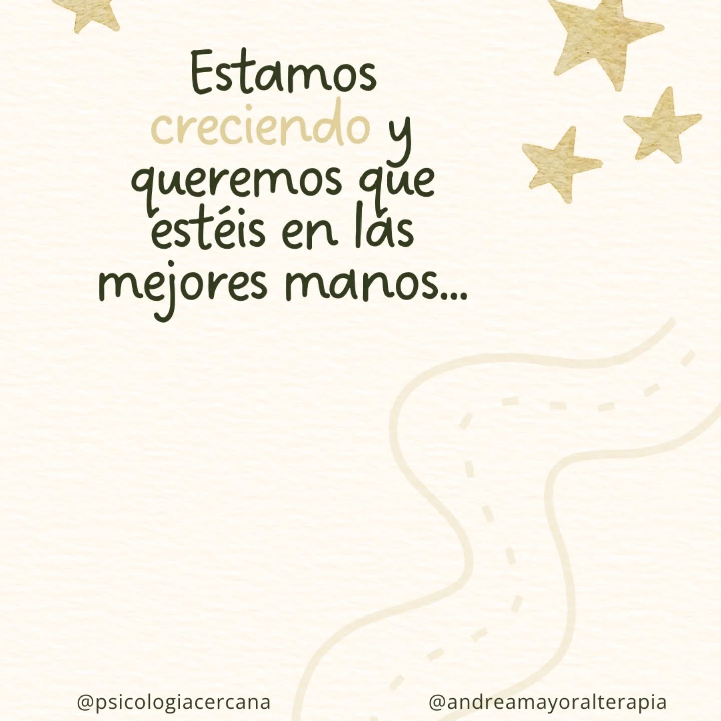Cada persona merece un lugar donde sentirse escuchada 🤍
Por eso nace este proyecto, con el compromiso de acompañarte en tu bienestar emocional, desde diferentes enfoques que se complementan.
Estamos felices de compartirlo contigo ✨
#Psicología #CuidaTuMente