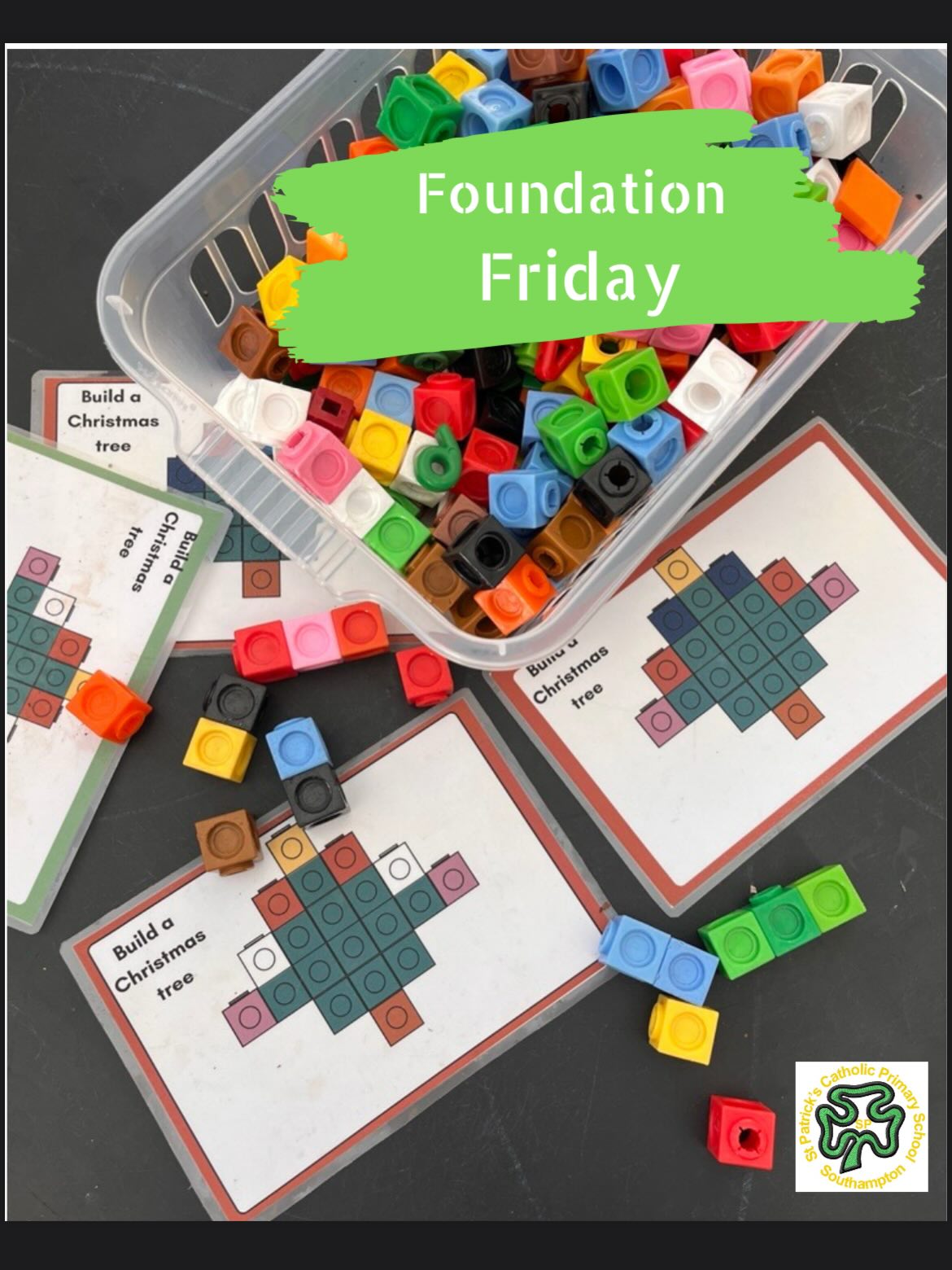 Foundation pupils have been getting rather festive - creating multilink Christmas trees, learning their lines for the Nativity and bringing in their costumes ready for their performances. They are super excited and we are excited to show off their hard work too!