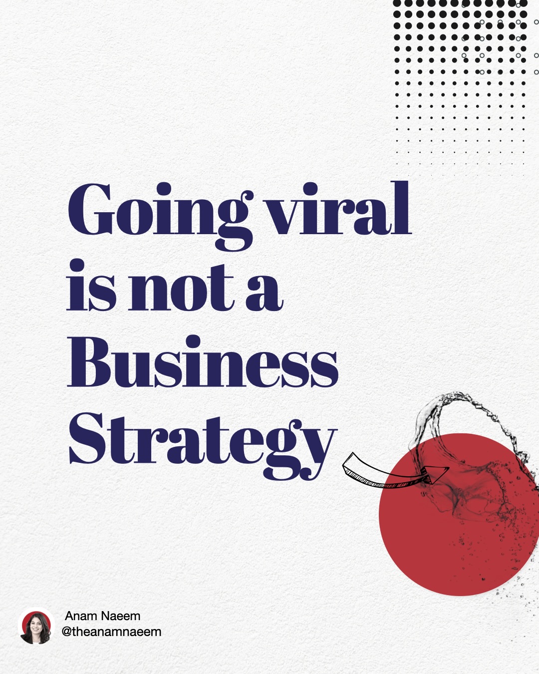 Going viral isn’t a business strategy. 🚫
We’ve all been there… You post something that blows up—
100k views, hundreds of new followers—and then… crickets.
No clients. No sales. Just attention that disappears.
One viral post feels like a win. But views without results? That’s not a business. It’s a hobby.
Virality = attention. Strategy = results.
Attention fades. Systems last.
Imagine your content working even when it doesn’t go viral.
Every post moves people closer to your offer. Growth becomes predictable—not random.
Stop chasing viral posts and hoping for sales.
Build a brand strategy that actually turns views into clients.
📥 Want to make your content work for you? Grab my free workbook and start creating a strategy that gets results.
DM me “CLIENTS”
#theanamnaeem #thebrandidentity #personalbranding #selling
