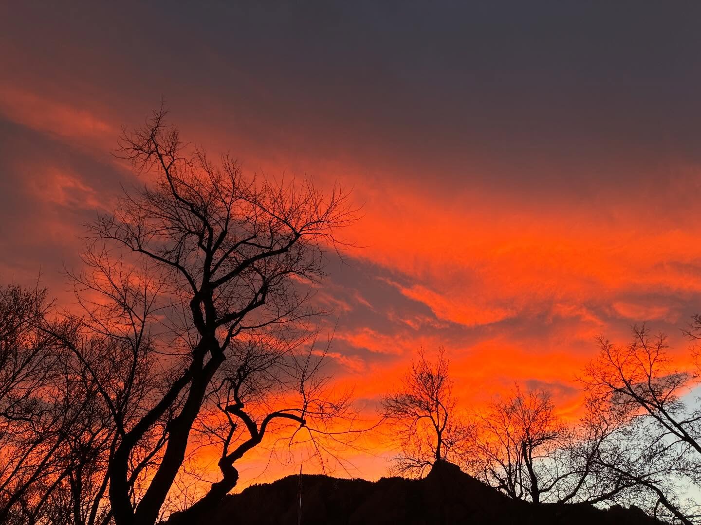 Loving these sunsets #boulder #colorado #outside #sky #sunset #winter