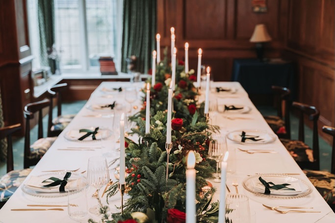 A little festive magic
Candlelight, winter foliage, rich reds and thoughtful details — this Christmas tablescape was all about warmth, atmosphere and quiet elegance.
Seasonal styling doesn’t need to feel themed or overdone. When it’s layered with intention, it can feel timeless, romantic and incredibly inviting.
Saving this one for winter wedding inspiration
#winterweddinginspo
#christmaswedding
#festiveweddingstyling
#weddingtablescap
#ukweddingplanner
#somersetweddings
#luxuryweddinginspo
#weddingstylingideas
#festivetable