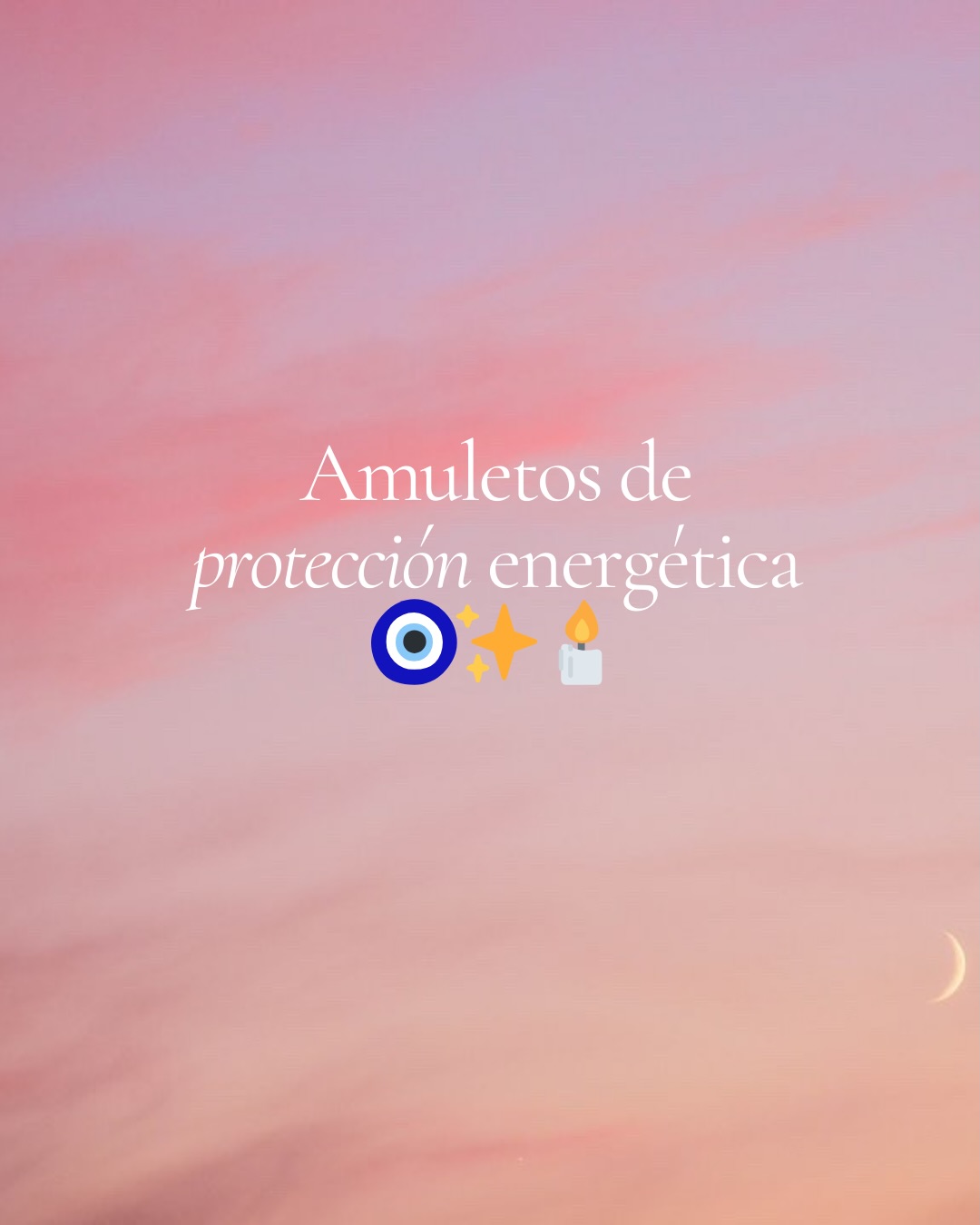 🪄 Cuidar tu energía en esta época del año es clave para cerrar con consciencia y poder abrir un nuevo ciclo sin sentirte desgastada o abrumada
🧿 Aquí hay algunos ejemplos de amuletos que puedes usar para anclarte a ti y potenciar tus intenciones de estos días
🧘🏻♀️Pero no es necesario algo externo para mantenerte en tu centro. Puedes establecer una pequeña rutina de conexión contigo, como empezar tu día con unos minutos en silencio para ti, o dedicar un momento antes de dormirte para apreciar algo de lo que hayas vivido ese día.
☝🏼En realidad lo que más potencia tu calma es que tengas un gesto, sea el que sea, que te haga sentir que estás cuidado de ti
Cuéntame que piensas y si hay algún amuleto que no esté en este post y quieras saber que significa o como te ayuda escríbeme y lo vemos juntas💌