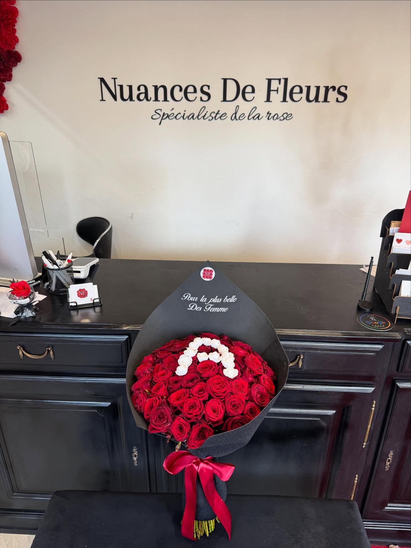 Bouquet de 50 roses 🌹