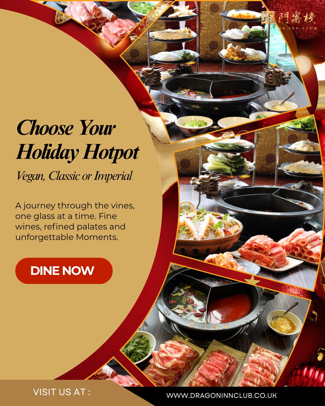 This season, Choose a hotpot experience that matches your taste. Whether you’re craving plant-powered comfort or rich, classic flavours, we have the perfect broth for you. Share it with friends, family, or someone special. Every pot brings warmth and celebration.
#Dragoninclub #Sichuan #Sichuanhotpot #dimsum #london #pimilco #londonvictoria #buckinghampalace #chelsea #theatres