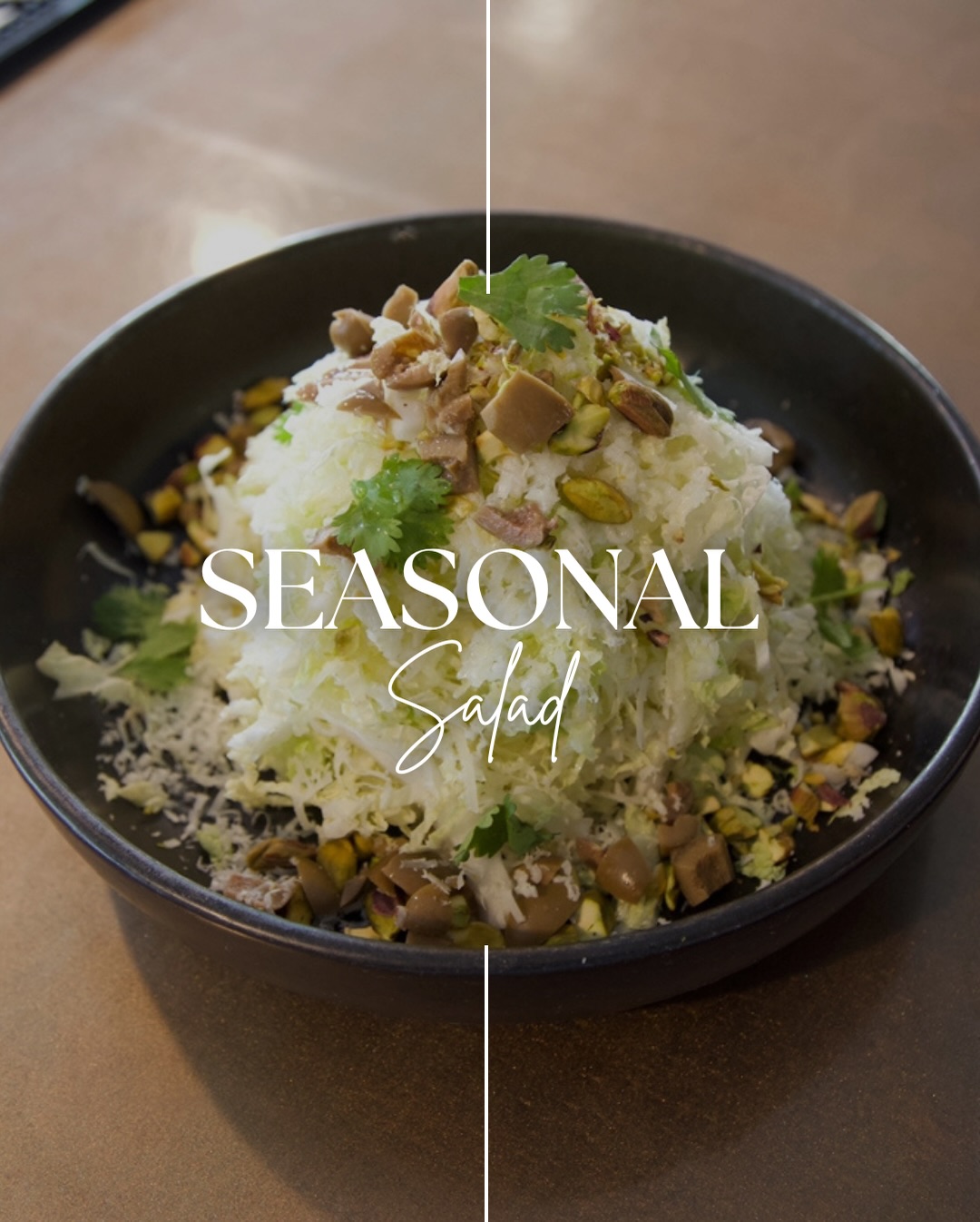 Our new seasonal salad has entered the chat 👀🥗 LAUNCHING DECEMBER 21st!!!
Shredded savoy cabbage, creamy garlic vinaigrette, manzanilla olives, pistachios, & mahón cheese. This salad is the moment. It's light, flavorful, and perfect for this season. Come try it 🍽️
📍Copper Kings Burgers | North County, San Diego
.
.
.
.
.
.
#CopperKingsBurgers #BestBurgers #GourmetBurgers #JuicyBurgers #BurgerLovers #FoodieFinds #BurgerHeaven #HandcraftedBurgers #FoodiesOfInstagram #BurgerTime #GrillMasters #CheesyGoodness #TastyBurgers #BurgerAddict #EatLocal #Foodstagram #BurgerPerfection #MouthwateringEats #SmashBurgers #SanDiego #SandiegoEats #SDMagazine #bestof2025 #bestofsandiego #dontstopmenow #bestburger #bestrestaurant