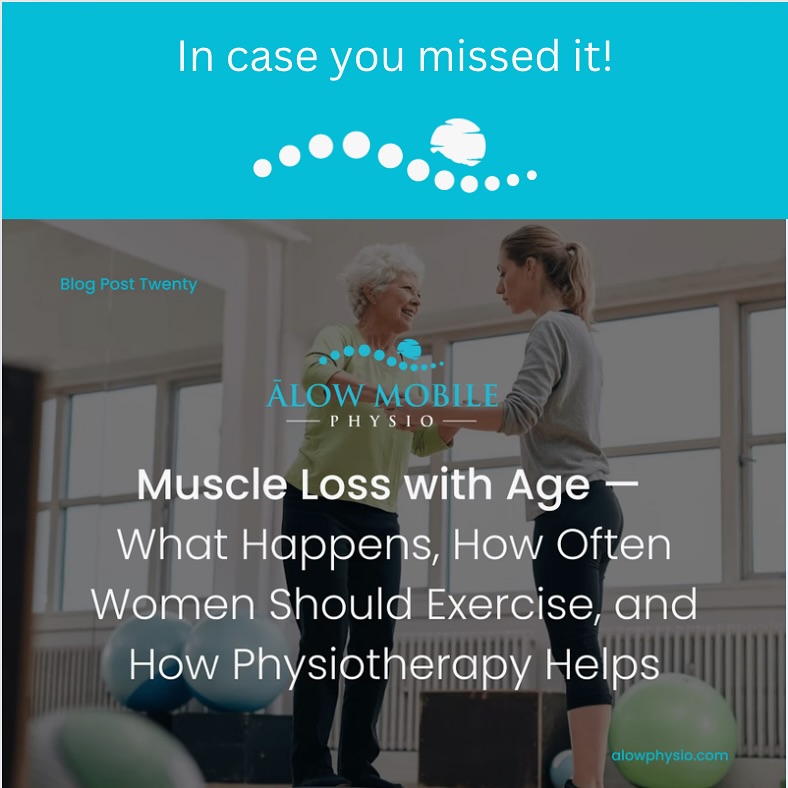 Muscle loss with age is common — but it’s not inevitable 💪✨
As we get older, we naturally lose muscle mass and strength (hello sarcopenia).
The good news?
With the right movement, strength training, and support, we can slow it down and stay strong, mobile, and confident for years to come 🙌
I’ve just shared a new blog post breaking down why muscle loss happens, what signs to look for, and how physiotherapy can help at every stage of life.
📖 Read the full post at www.alowphysio.com
Your future body will thank you 🤍
#mobilephysio #mobilephysiotherapy #vancouverphysio #vancouverphysiotherapy #physiovancouver
#inhomephysio #agingwell #healthaging #strengthtraining #functionalstrength
#preventinjury #movementismedicine #physiolife #rehabathome
#womenshealthphysio #activeaging #vancouverhealth #yvrwellness #supportlocal