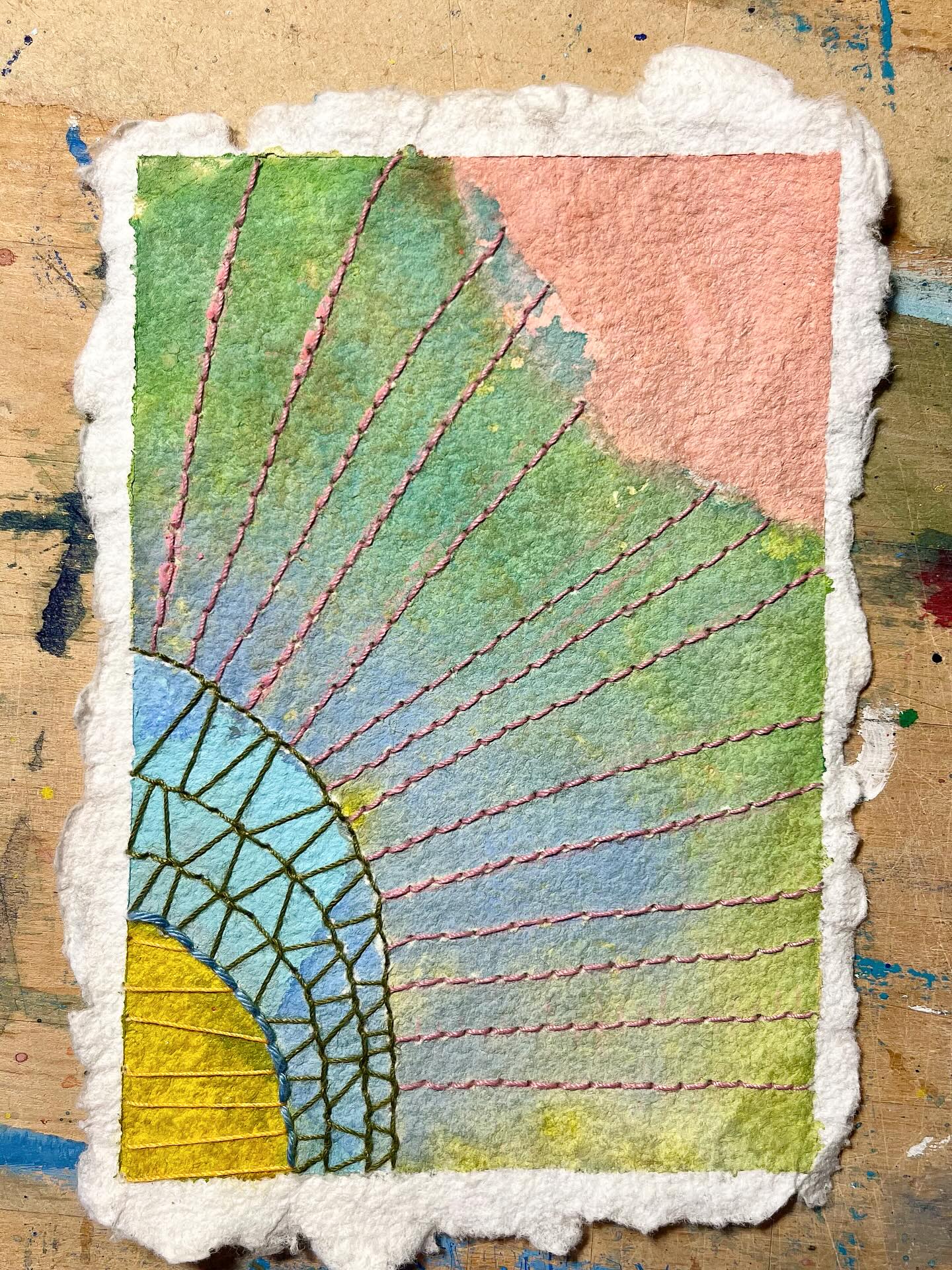 Another mini aquarelle abstract
#annabies