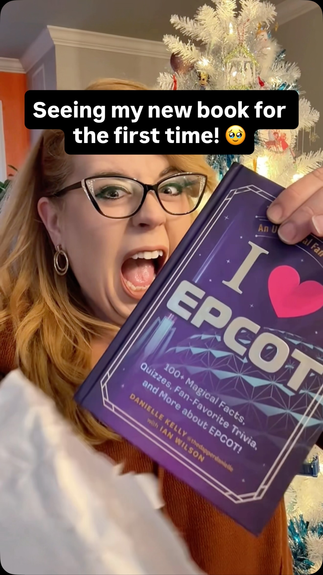 Unboxing my author copy of I Love Epcot! 🥹😭🥰 Officially coming out in the US on 01.06.2026!! This was my first time seeing it in person. It feels so surreal to say that the book is coming out in just a few days. Book signing information to come. Thank you to everyone who has always supported by getting the I love Disney’s Magic Kingdom book, without your support this Epcot book wouldn’t have happened. Thank you also to the team over at @adams_media and @simonandschuster . I can’t wait to take everyone on a trip around Epcot with me! 🥰 #epcot #booktok #thedapperdanielle #disneybook #disneyworld 