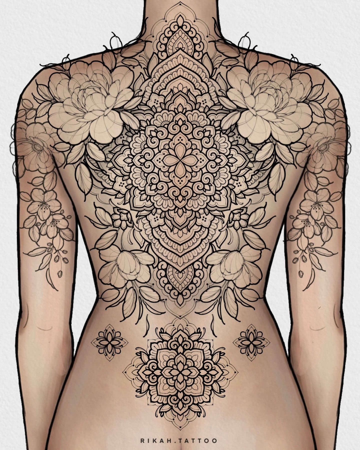 Symmetrie, Flow und feine Linien – ein Wanna-Do Backpiece, das mit dem Körper arbeitet, nicht gegen ihn. ✨
Ornamental trifft Floral, alles im Einklang von Nacken bis unterer Rücken.
Designs wie dieses entstehen mit Ruhe, Präzision und ganz viel Liebe fürs Detail von unserer wundervollen @rikah.tattoo .
ornamentaltattoo #backpiecetattoo #finelinetattoo #tattoodesign #tattooartist