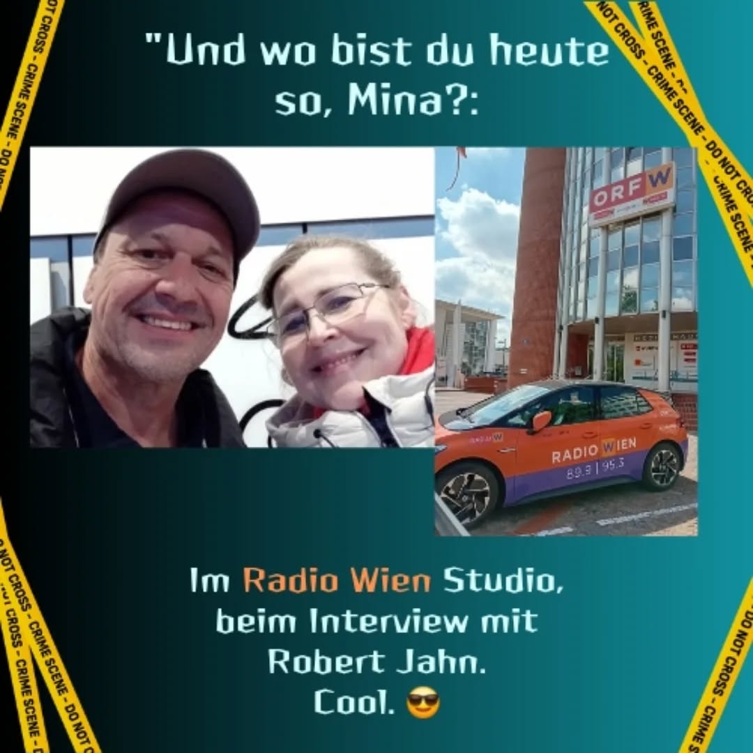 Zu Gast bei Radio Wien (Ausstrahlung Mittwoch, 17.12.,10:40 Uhr!)
DANKE an Robert Jahn für das feine Gespräch!
@radiowien_wienheute
@wienerkriminalmuseum
@emons_verlag
