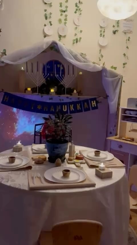 Getting ready for a magical first day of Chanukah at POTA 🕎