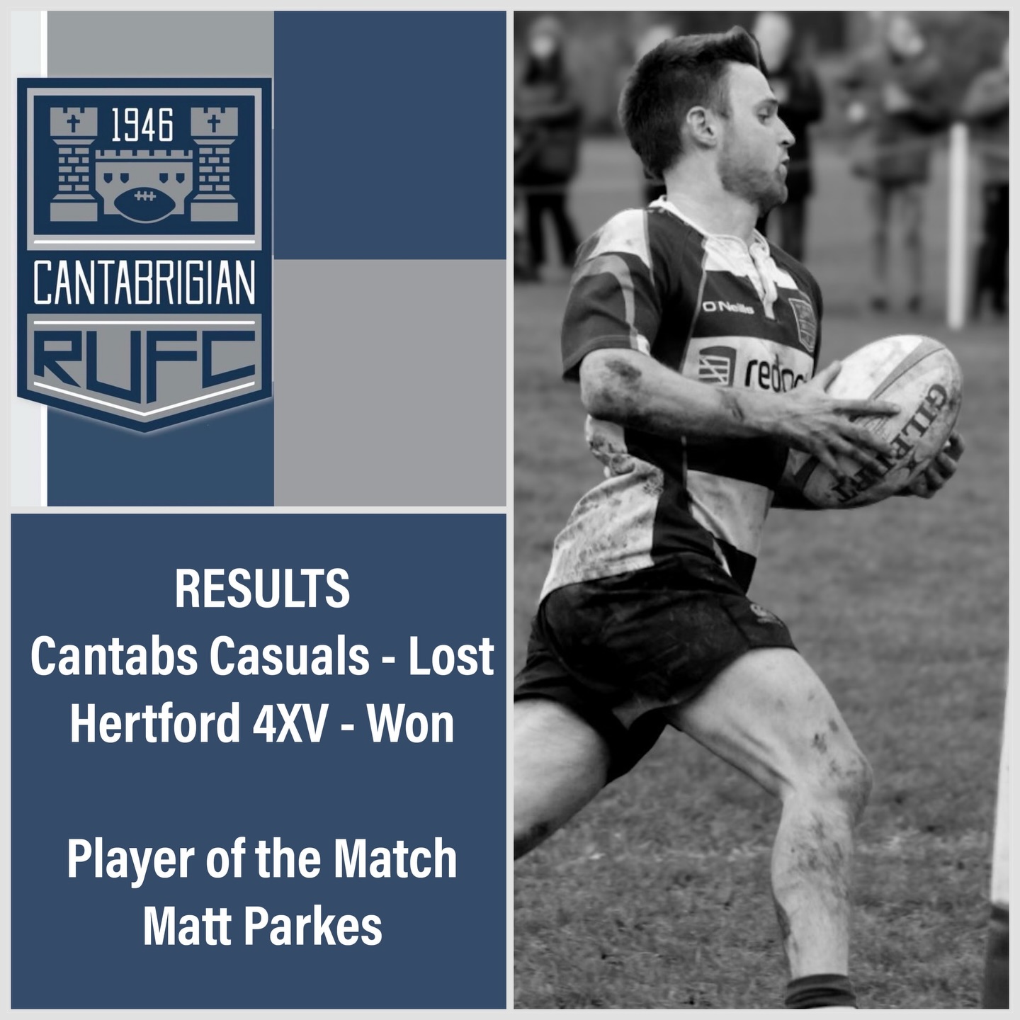💥RESULTS💥
A difficult day for the Cantabs Casuals, however thank you players for giving it your all, and making the journey to Hertford. Onwards and Upwards!
Congratulations to our Player of the Match - Matt Parkes @amusement_parkes
📸 @bwsportsphotography
#rugby #rugbyunion #rugbyteam #team #cantabs #cantabsrugby #socialrugbyincambridge #cambridge