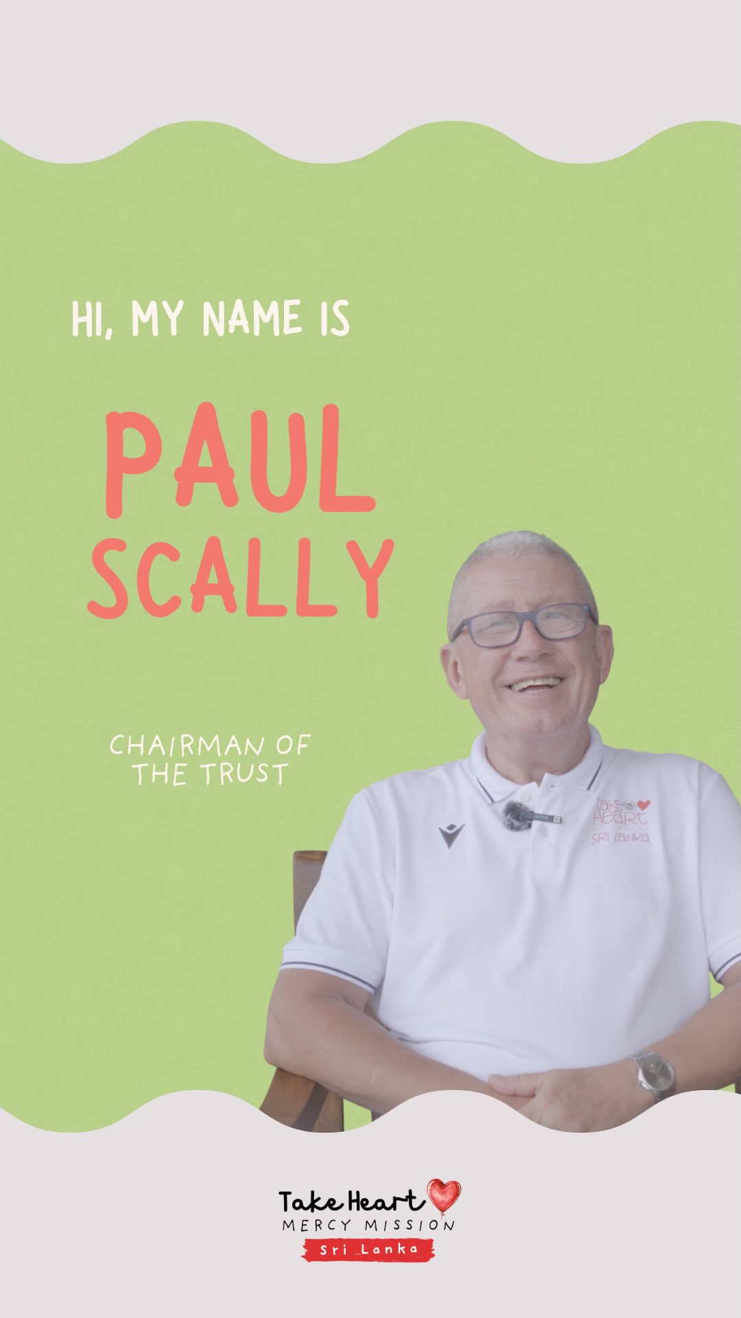 Meet The Team❤️
Say hello to Paul Scally, Chairman of the Trust and part of the heart behind our mission.
#takeheartmercymission #meettheteam #savinglittlehearts #srilanka #medicalmission