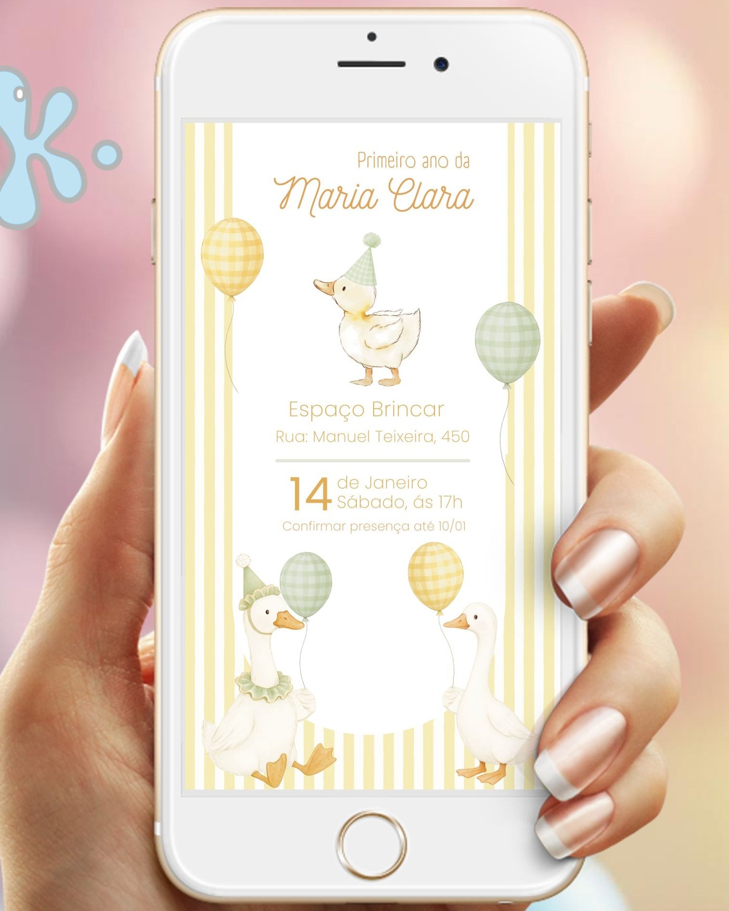 🦢🎈 Um convite doce e delicado para o primeiro aninho!
Perfeito para festas de bebé, com tons suaves e ilustrações encantadoras 🤍
✨ Pode ser impresso
✍️ Texto totalmente personalizável
📩 Enviamos amostra para aprovação
#convitedigital #conviteinfantil #primeiroaninho #temagansinho #festadebebe #kidsart #convitepersonalizado 🦢