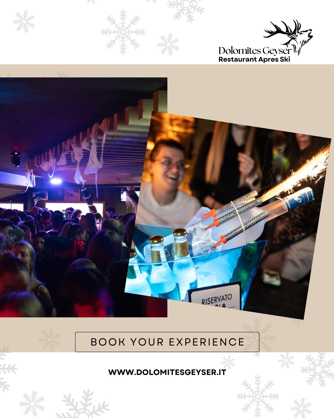 đĽ NOVITĂ INVERNO 2025â26
Una nuova domenica da non perdere.
GEYSER APRES SKI âď¸
đ da domenica 21 dicembre 2025
â° 16.00 â 20.00
đ§ First one: @melix_mc
Il resto è neve che si scioglie.
E tu, chi porteresti con te?
Taggali qui sotto.
âď¸ Welcome winter shot ai commenti piĂš veloci.