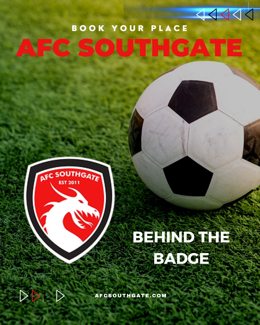 Behind the Badge
Founded in 2011 and still growing.
Same mission: enjoyment, progress, respect. Start with a free taster.
#AFCSouthgate #Since2011 #NorthLondon #LondonFootball #GrassrootsUK #LocalClub #JoinAClub